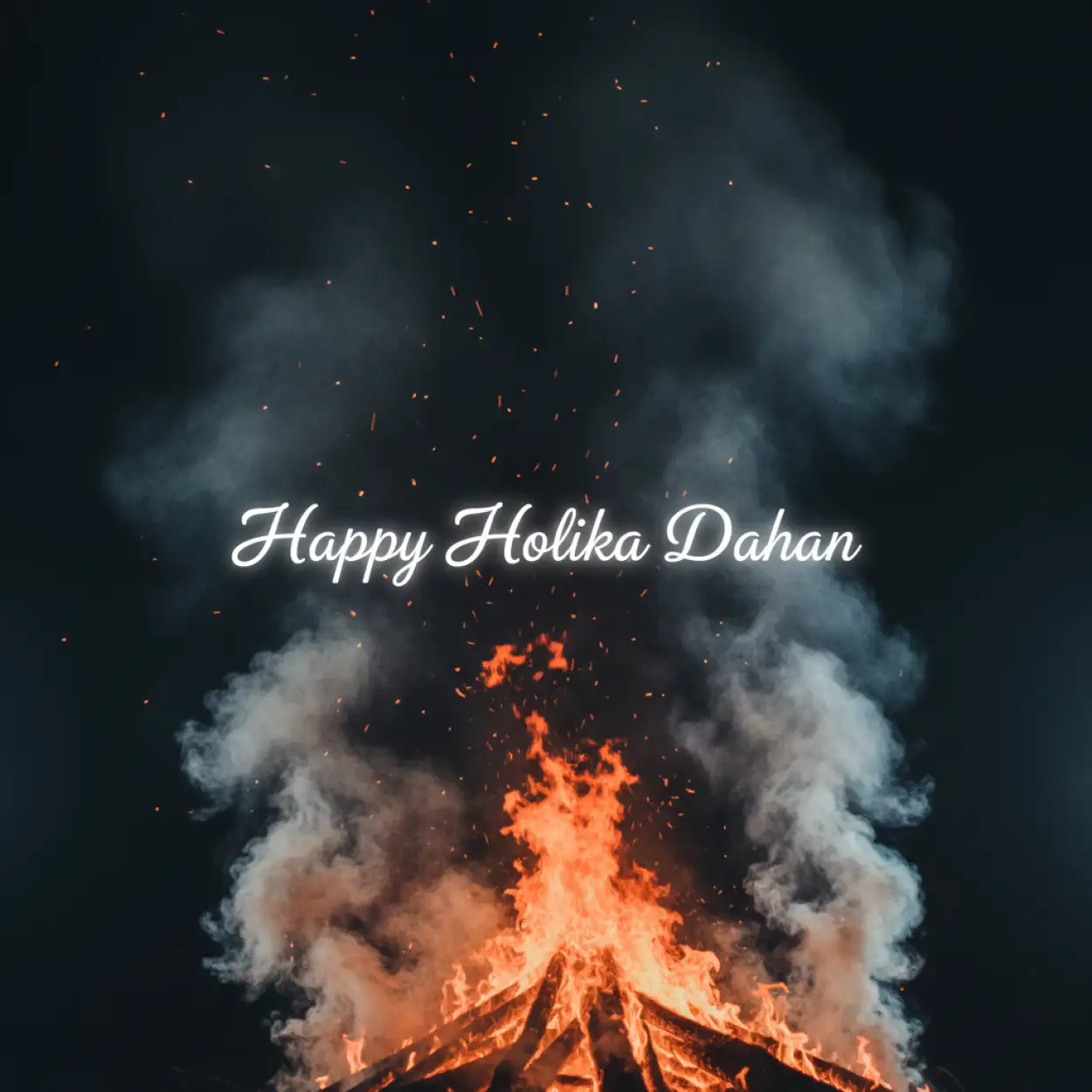 Free Download Happy Holika Dahan Digital Poster Design - High Quality Happy Holika Dahan Image