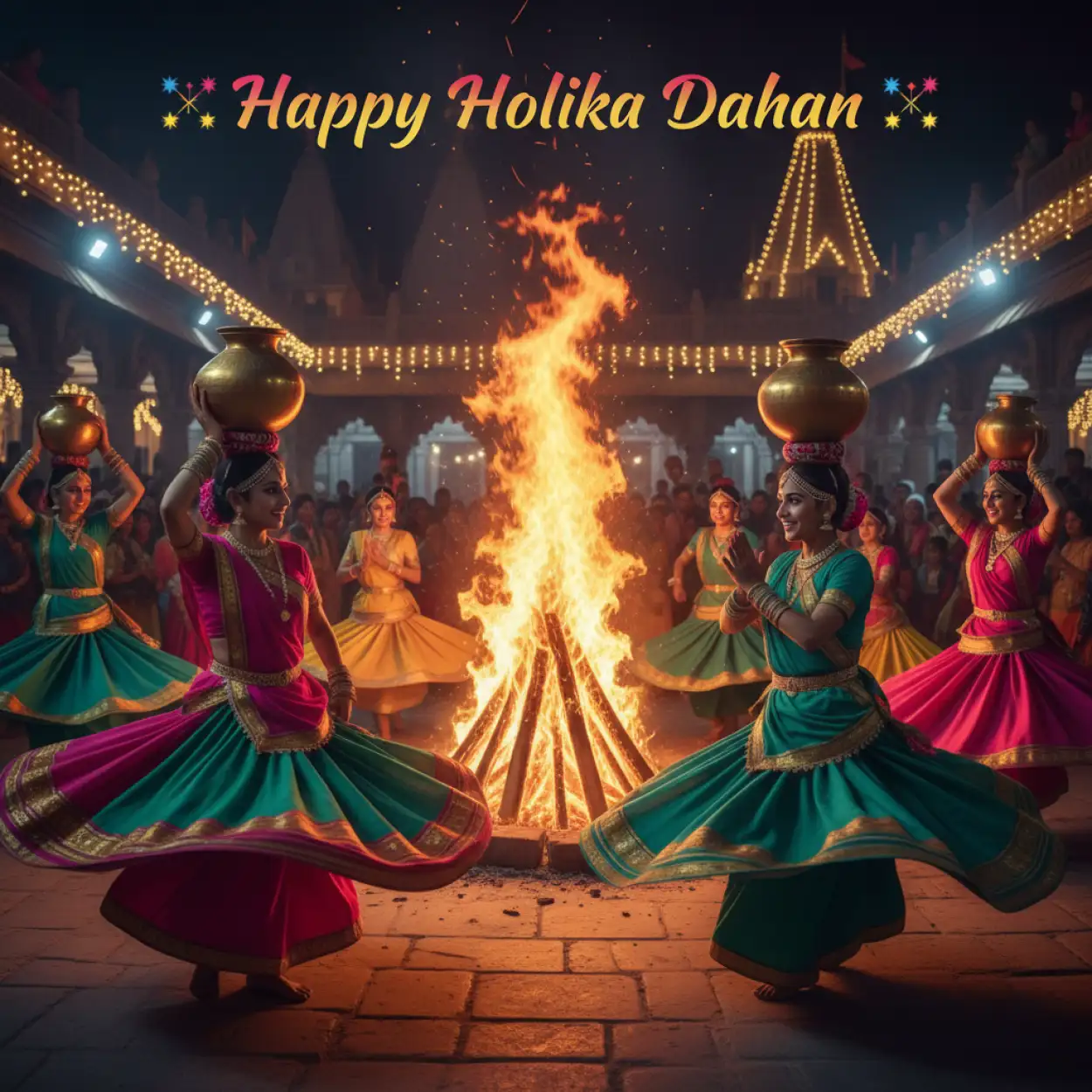 happy holika dahan facebook cover photo