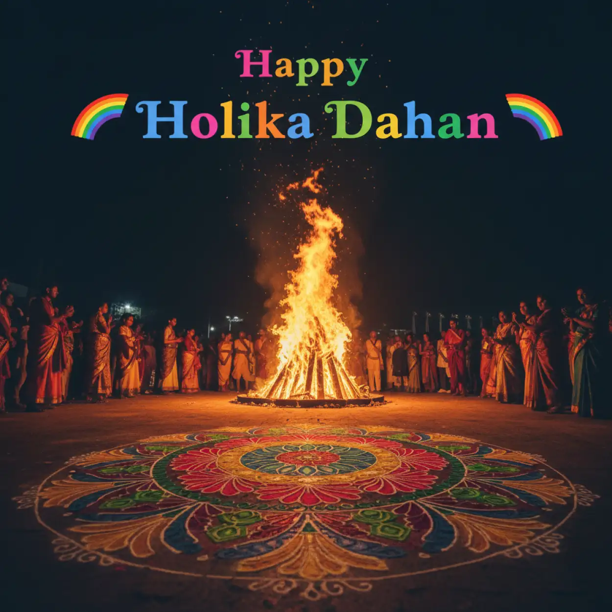 happy holika dahan festival banner png
