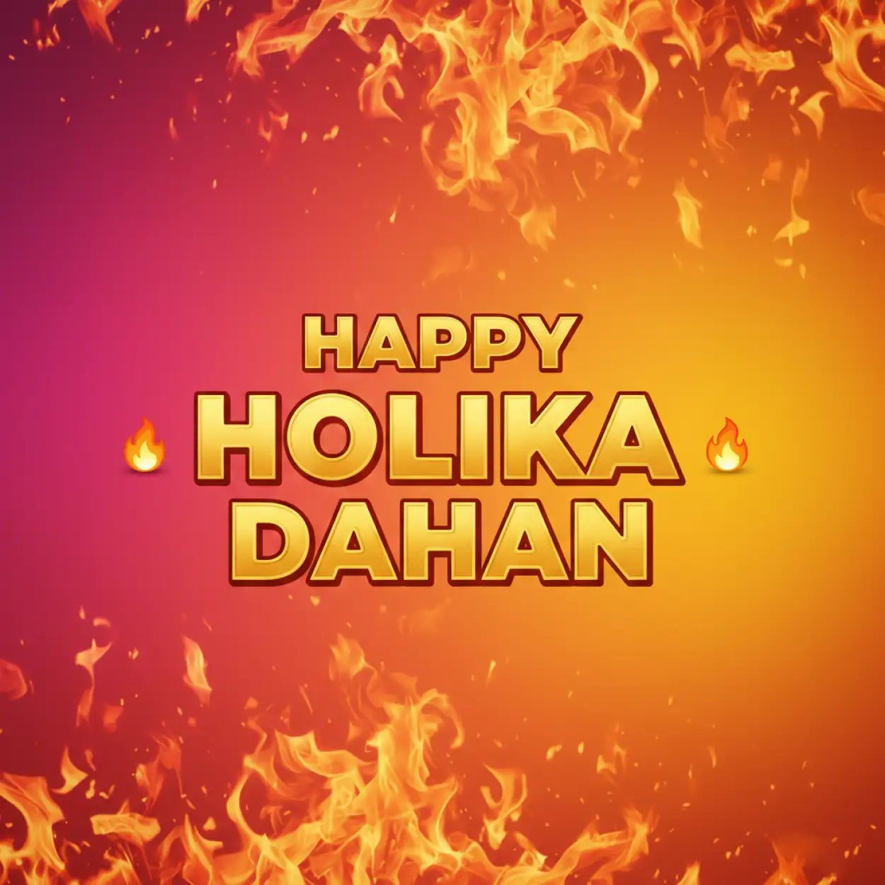 Free Download Happy Holika Dahan Social Media Banner - High Quality Happy Holika Dahan Image