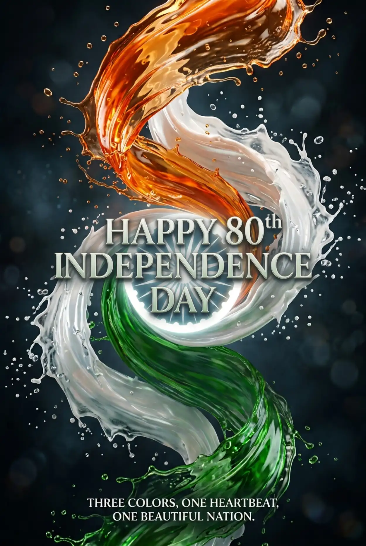 Free Download Happy Independence Day 2026 Creative Poster - High Quality Happy Independence Day 2026 Image