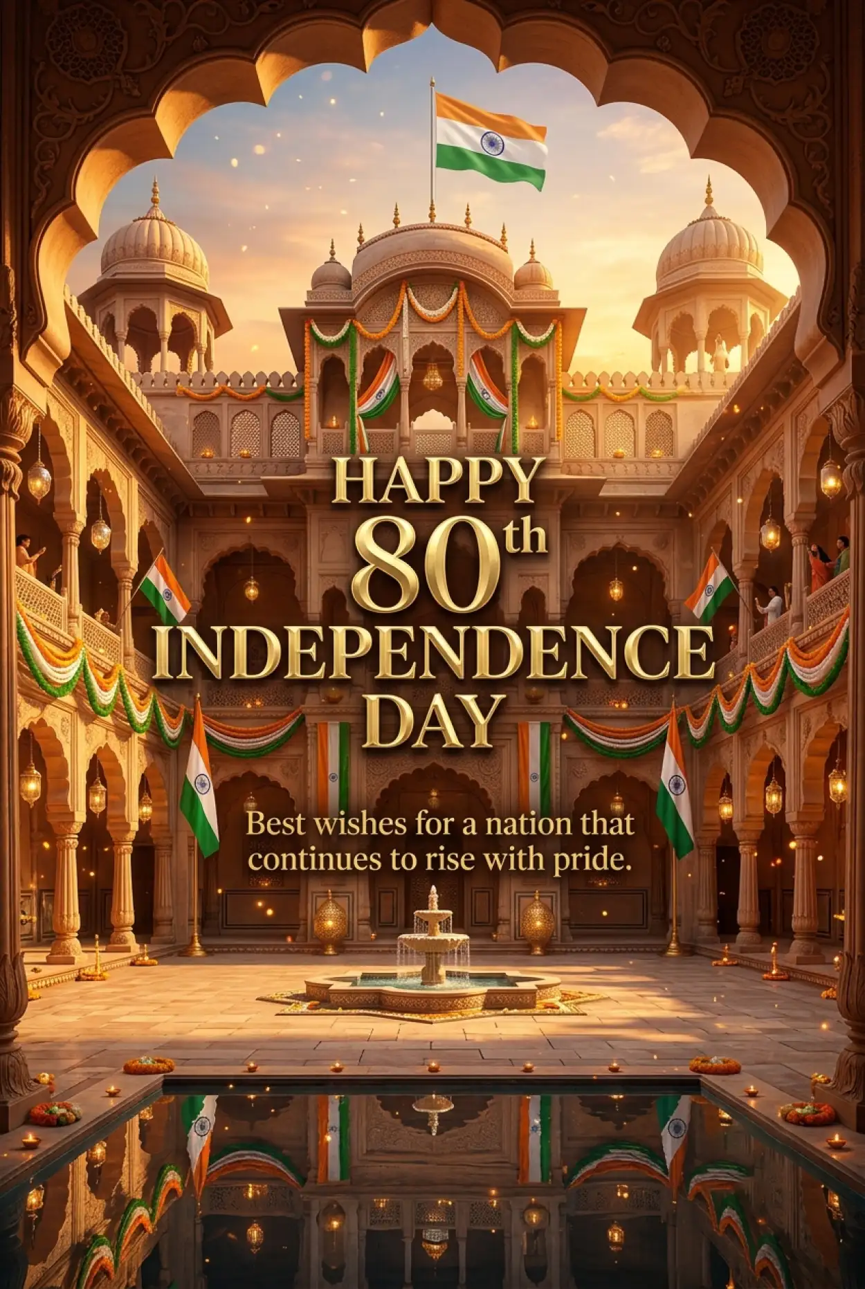 Free Download Happy Independence Day 2026 Event Banner - High Quality Happy Independence Day 2026 Image