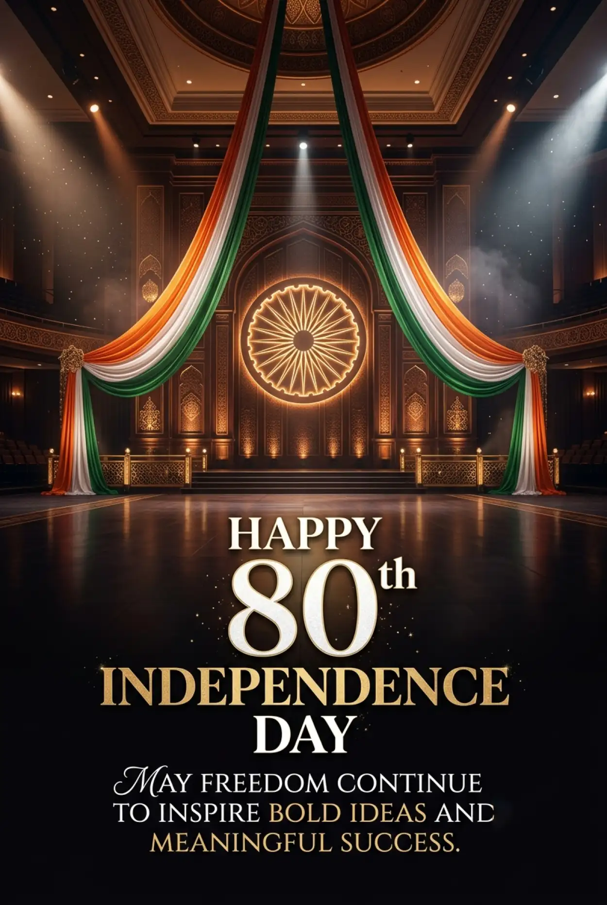 Free Download Happy Independence Day 2026 Event Poster Design - High Quality Happy Independence Day 2026 Image