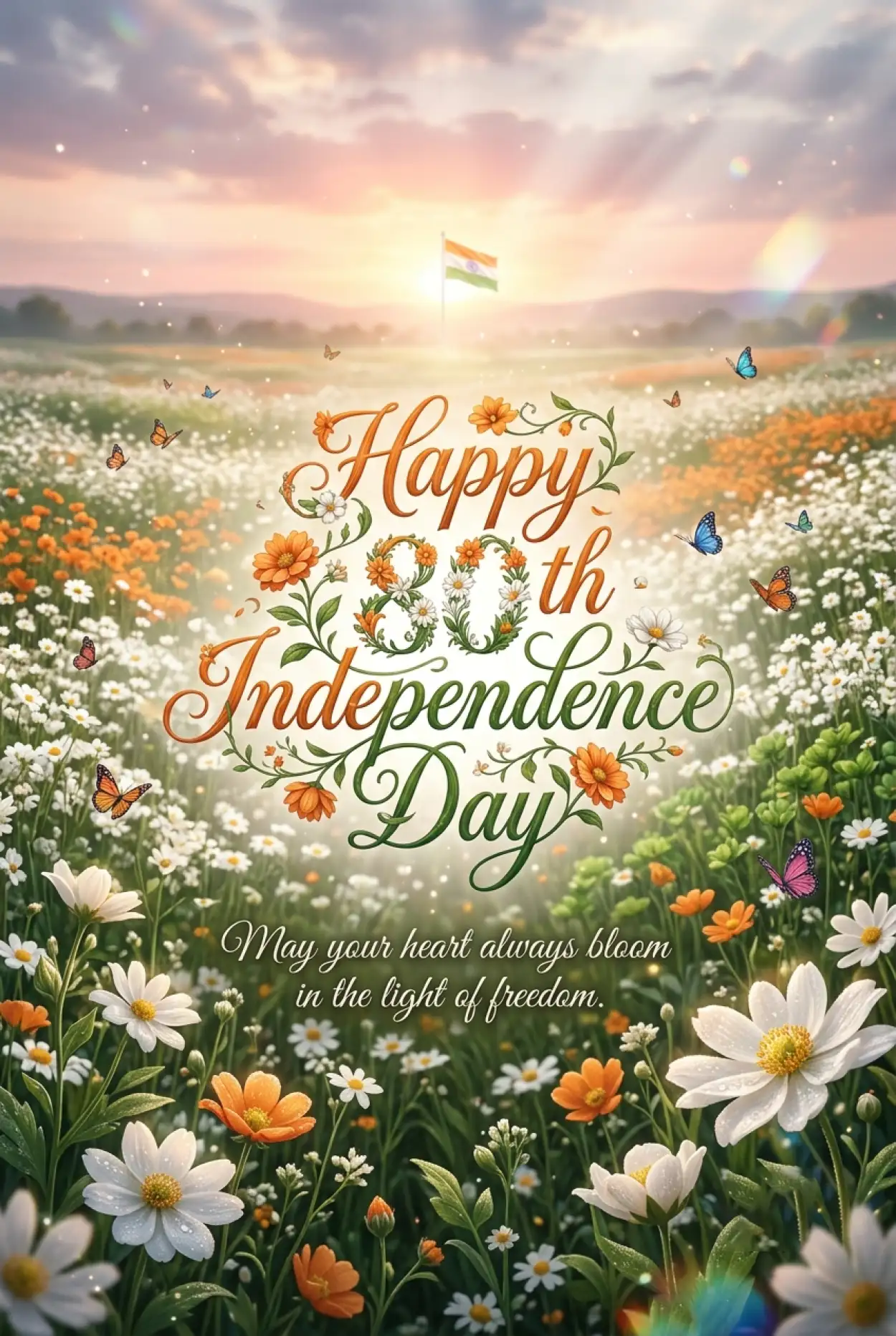 Free Download Happy Independence Day 2026 Greeting Card Images - High Quality Happy Independence Day 2026 Image
