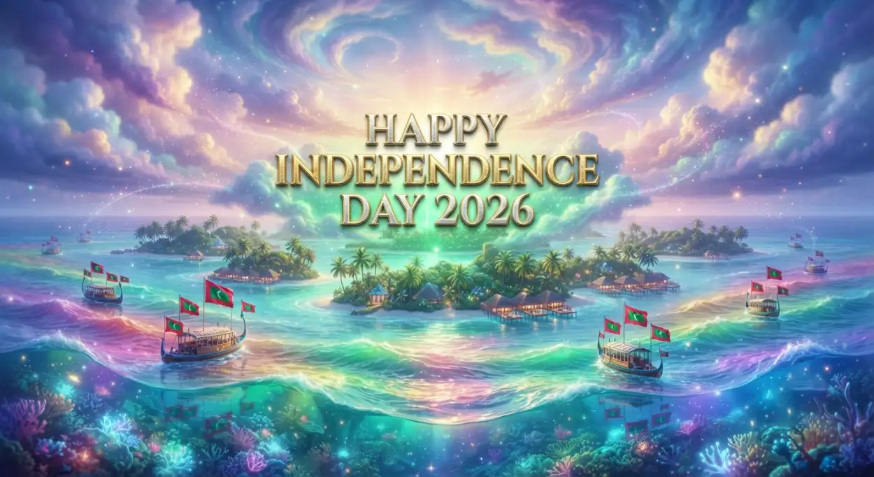 Free Download Happy Independence Day 2026 Maldives Facebook Banner - High Quality Maldives Independence Day 2026 Image