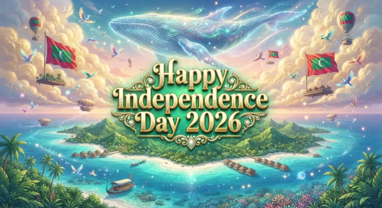 Free Download Happy Independence Day 2026 Maldives Whatsapp Status - High Quality Maldives Independence Day 2026 Image