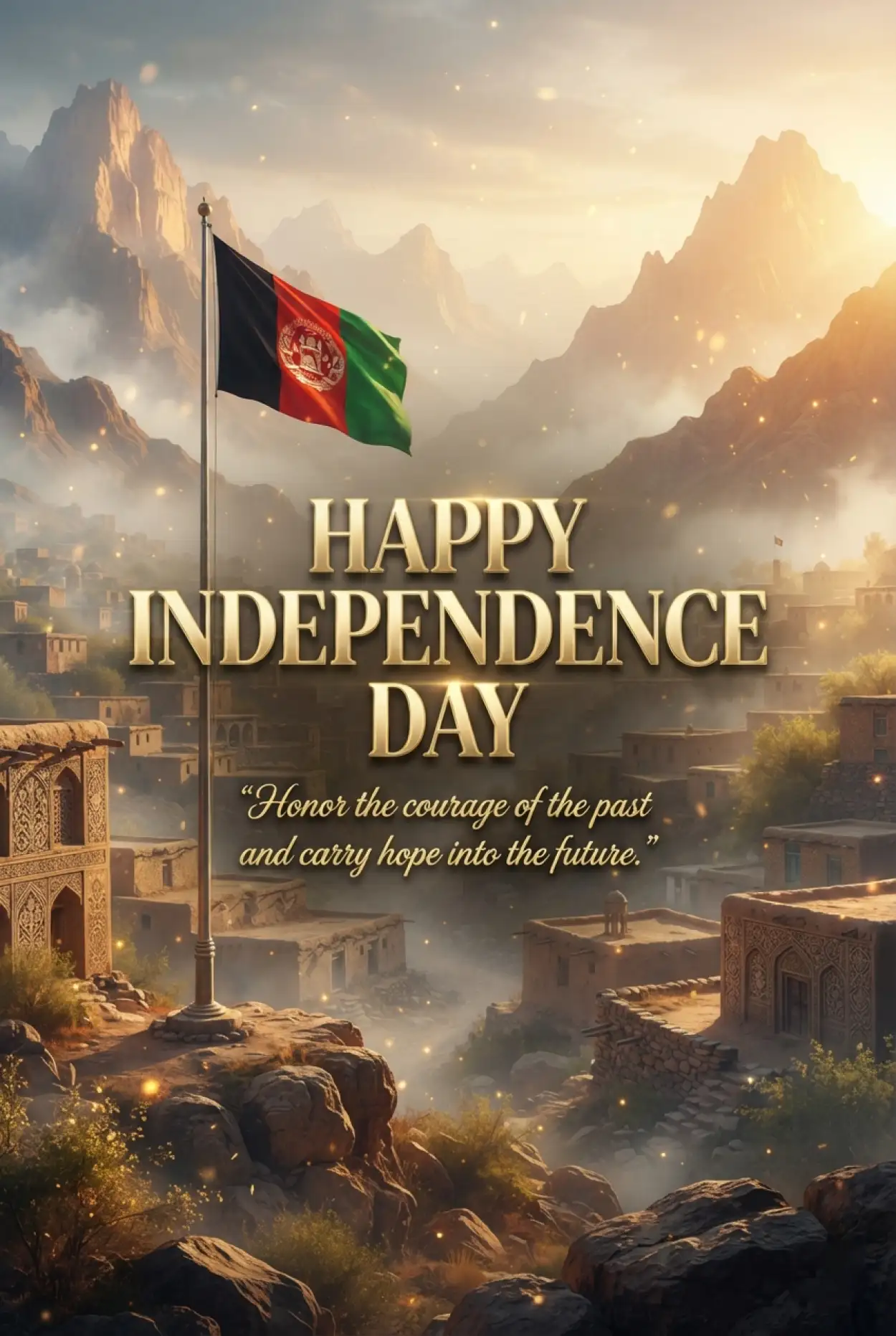 Free Download Happy Independence Day Afghanistan Facebook Post - High Quality Afghan Independence Day 2026 Image