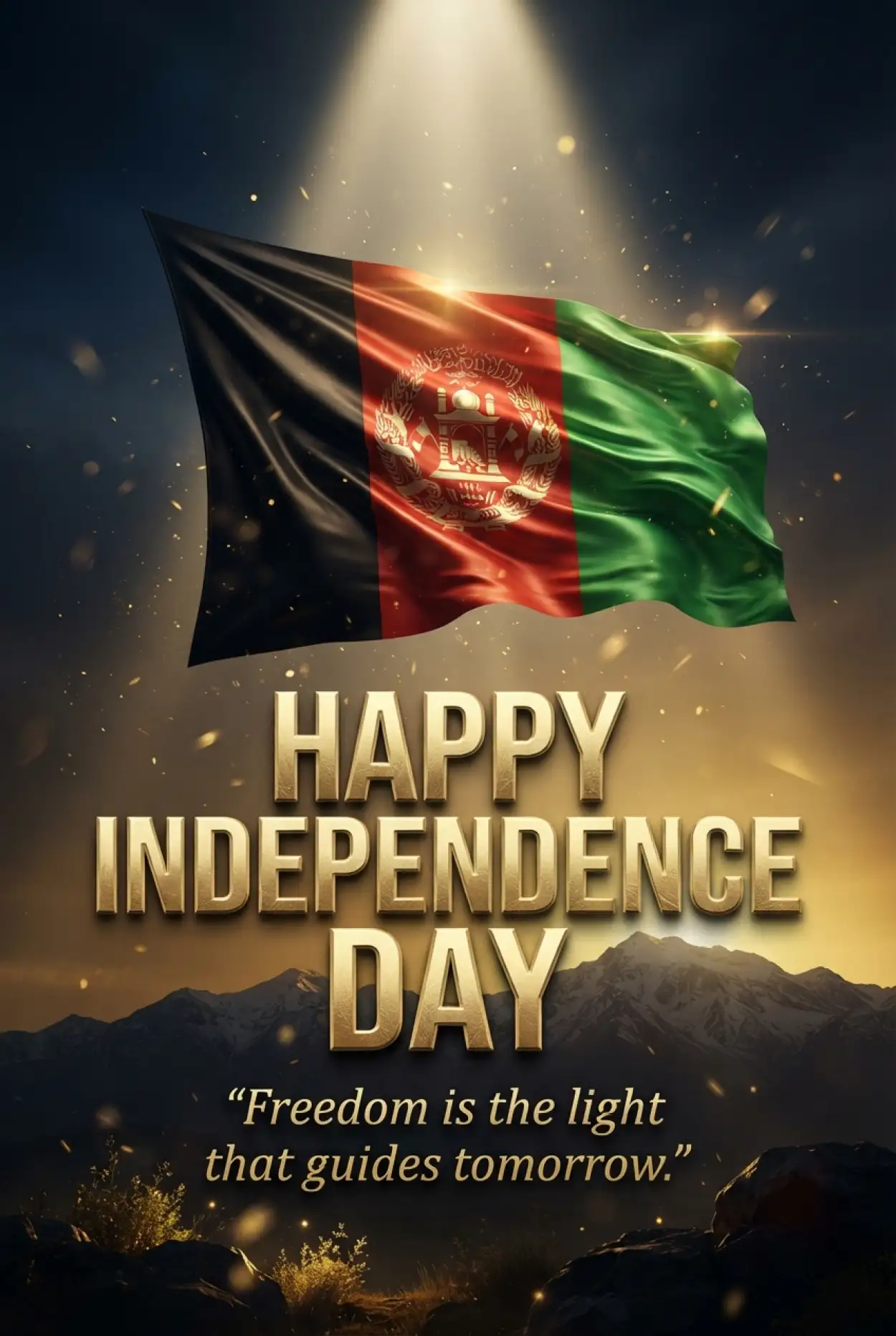 Free Download Happy Independence Day Afghanistan Facebook Story - High Quality Afghan Independence Day 2026 Image