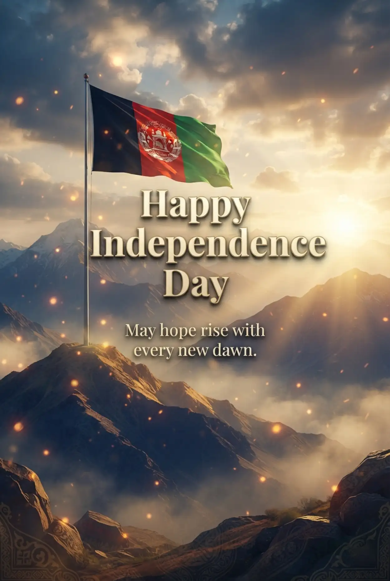 Free Download Happy Independence Day Afghanistan Whatsapp Wishes - High Quality Afghan Independence Day 2026 Image