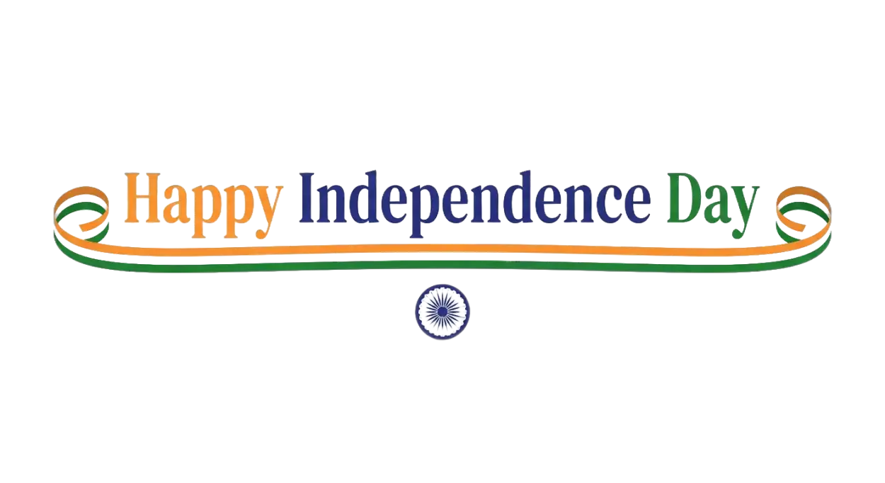 Free Download Happy Independence Day Banner Transparent Png - High Quality Happy Independence Day Png 2026 Transparent PNG