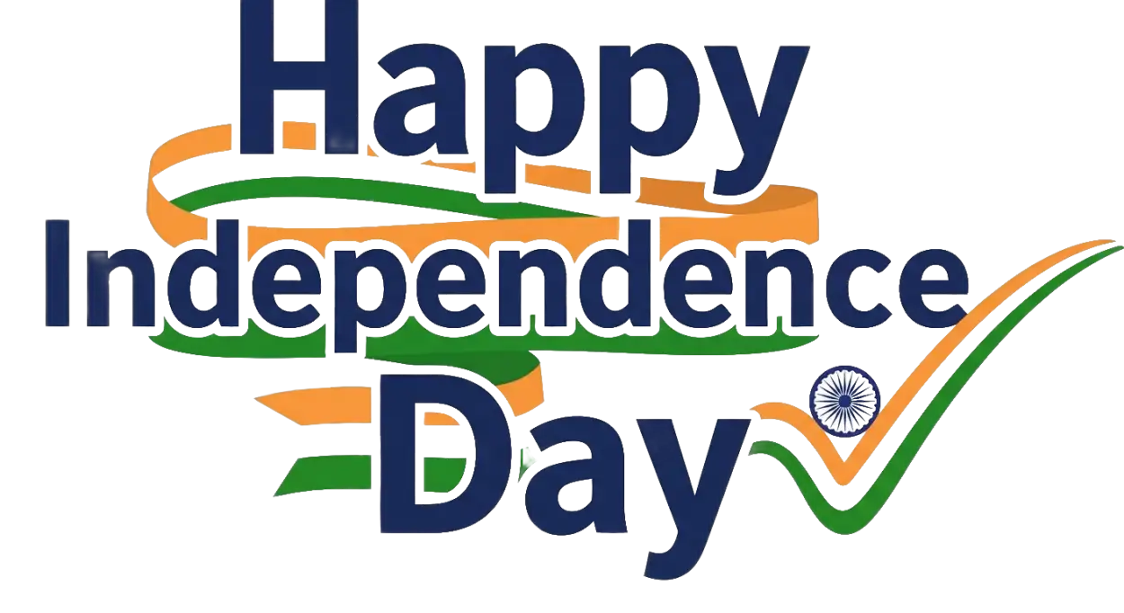 Free Download Happy Independence Day Greeting Design Png - High Quality Happy Independence Day Png 2026 Transparent PNG