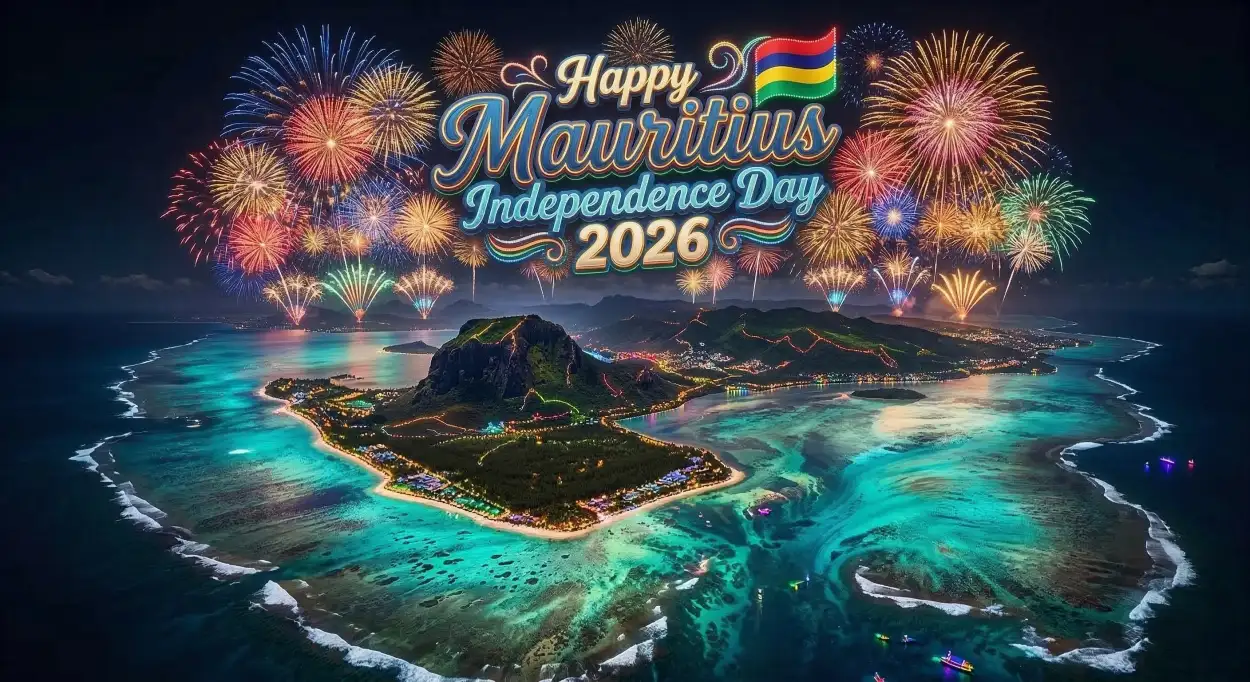 Free Download Happy Independence Day Mauritius 2026 Banner Background - High Quality Happy Mauritius Independence Day 2026 Background Image