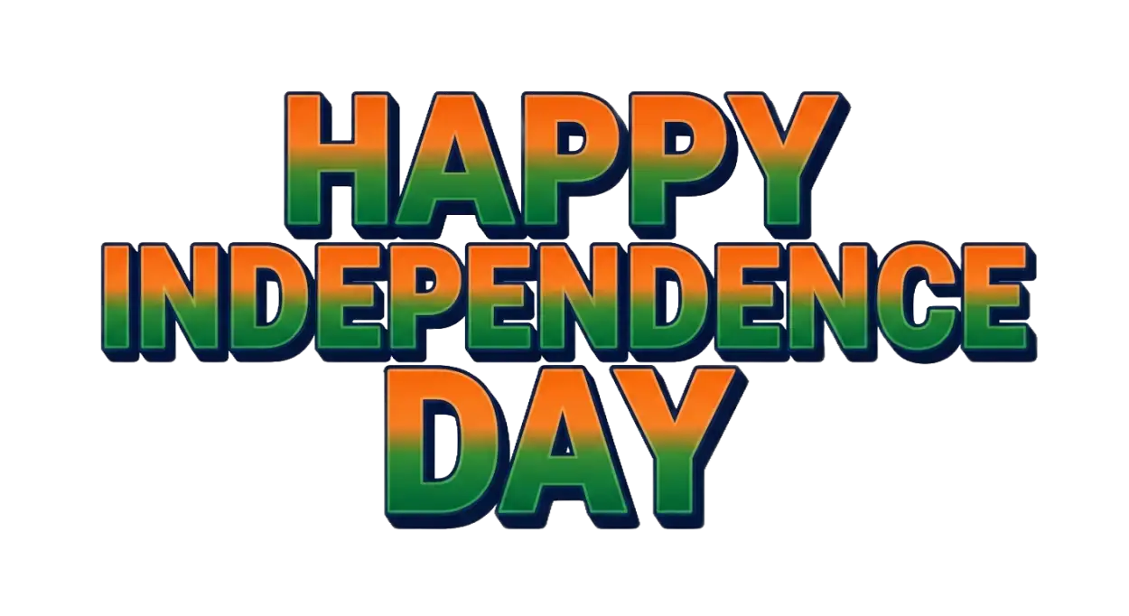 Free Download Happy Independence Day Modern Png - High Quality Happy Independence Day Png 2026 Transparent PNG