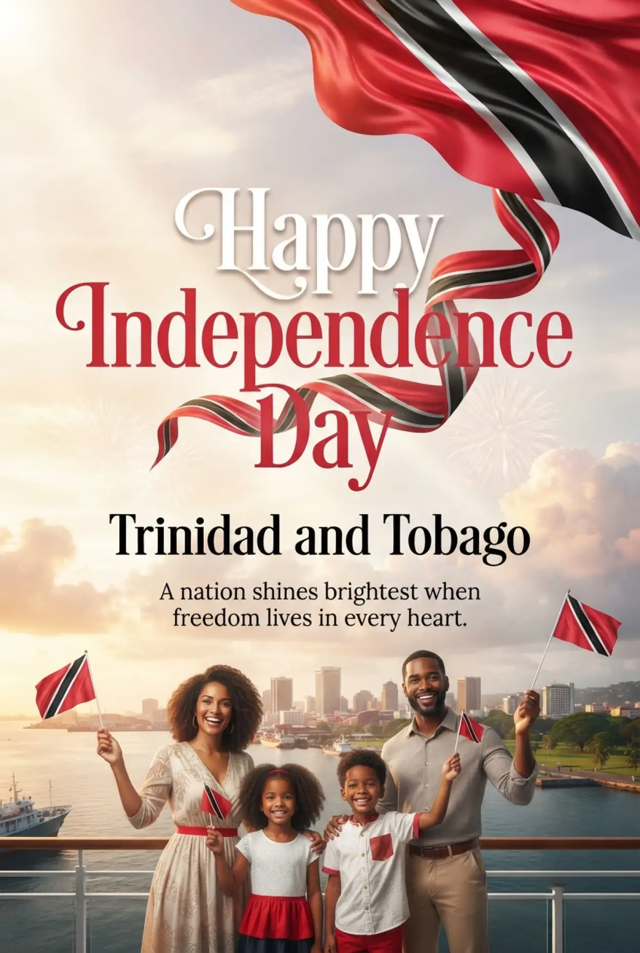 Free Download Happy Independence Day Trinidad And Tobago 2026 Social Media Post - High Quality Trinidad And Tobago Independence Day 2026 Image