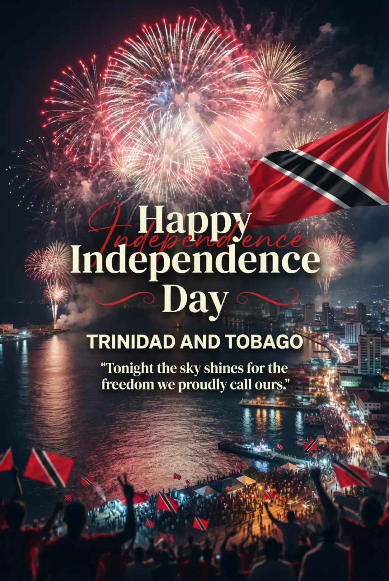 Free Download Happy Independence Day Trinidad And Tobago 2026 Wishes - High Quality Trinidad And Tobago Independence Day 2026 Image