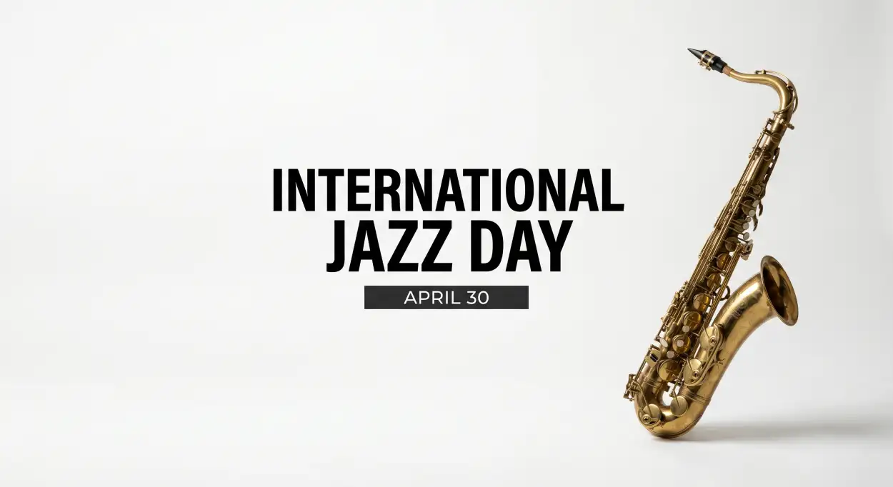 Free Download Happy International Jazz Day 2026 Messages - High Quality International Jazz Day 2026 Image