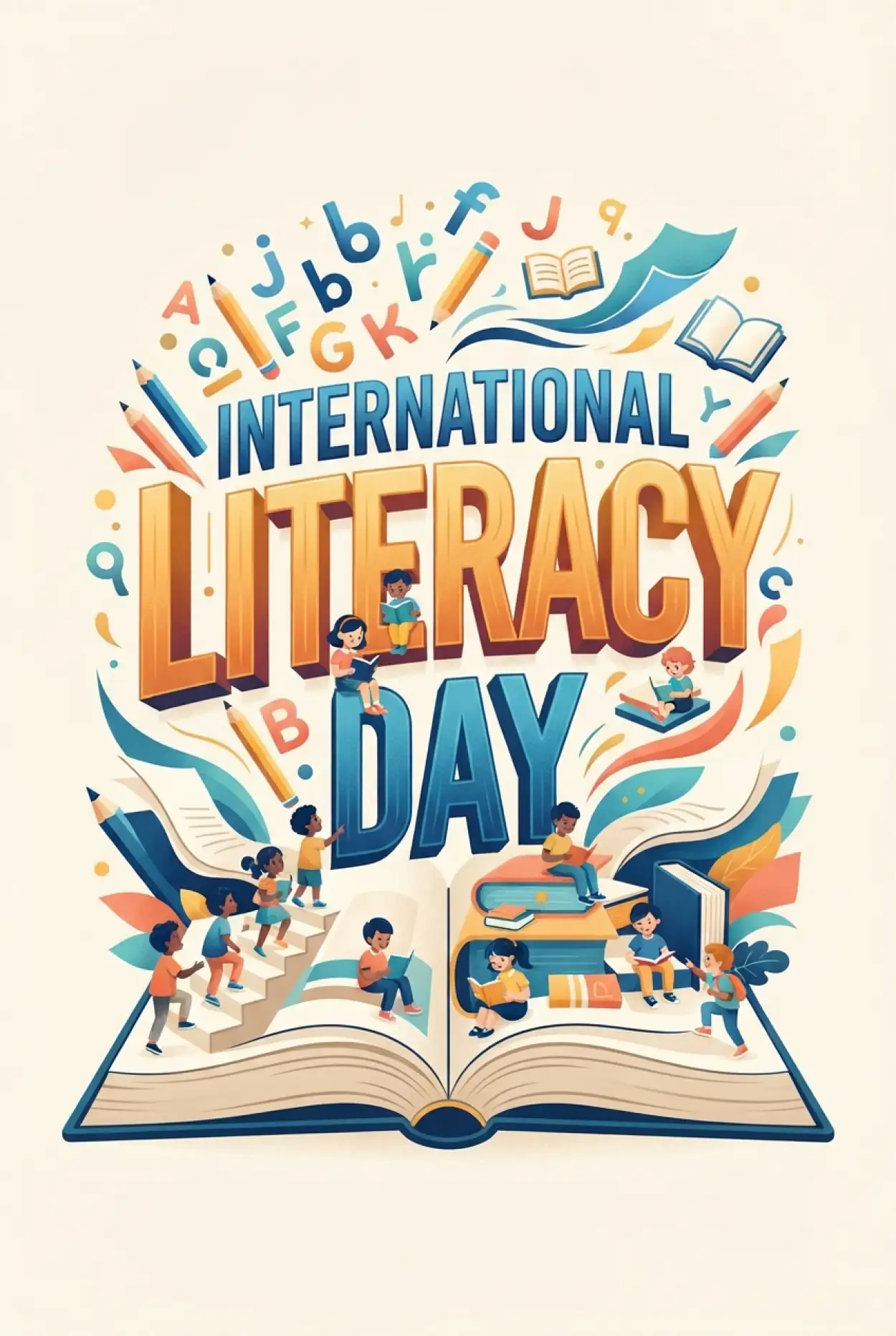 Free Download Happy International Literacy Day 2026 Png - High Quality International Literacy Day 2026 Transparent PNG