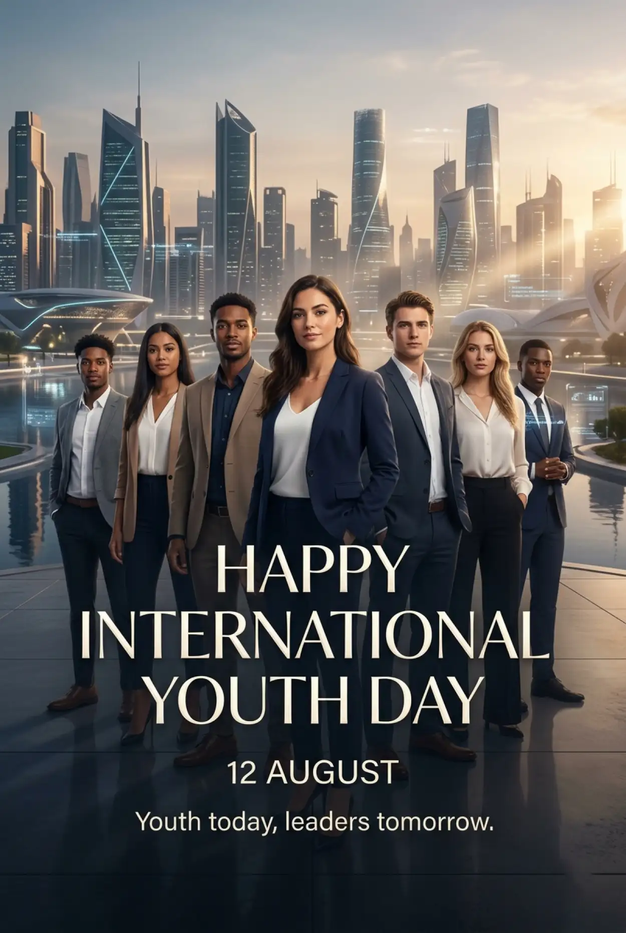 Free Download Happy International Youth Day 2026 Facebook Post - High Quality International Youth Day 2026 Image