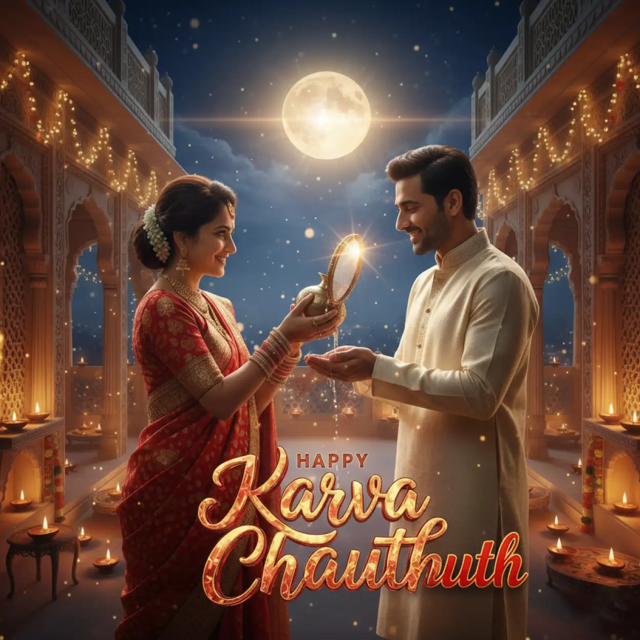 Free Download Happy Karva Chauth 2025 Date And Time - High Quality Happy Karva Chauth Background