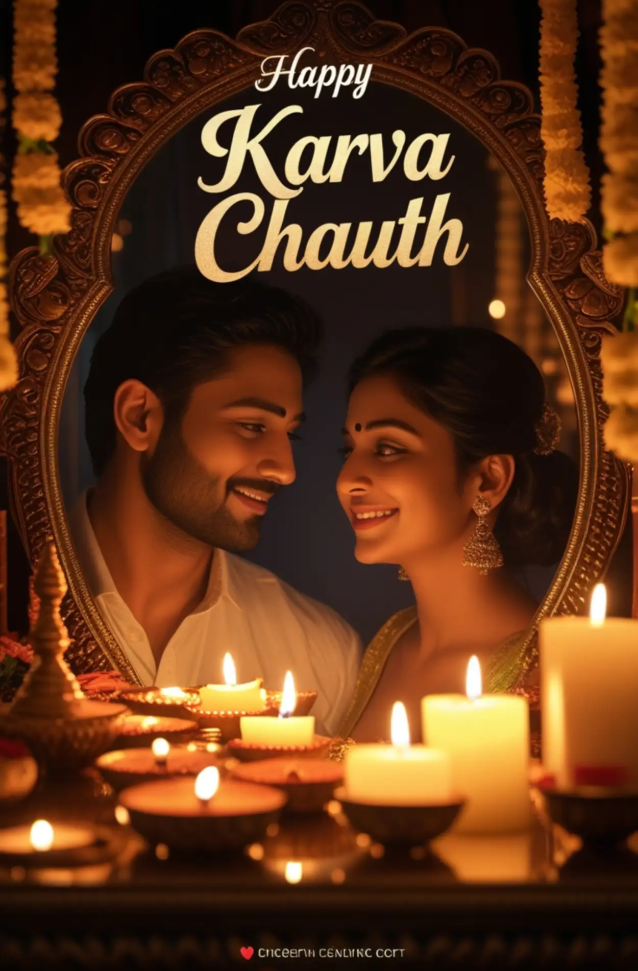 Free Download Happy Karva Chauth Flyer Design For Print - High Quality Happy Karva Chauth Background