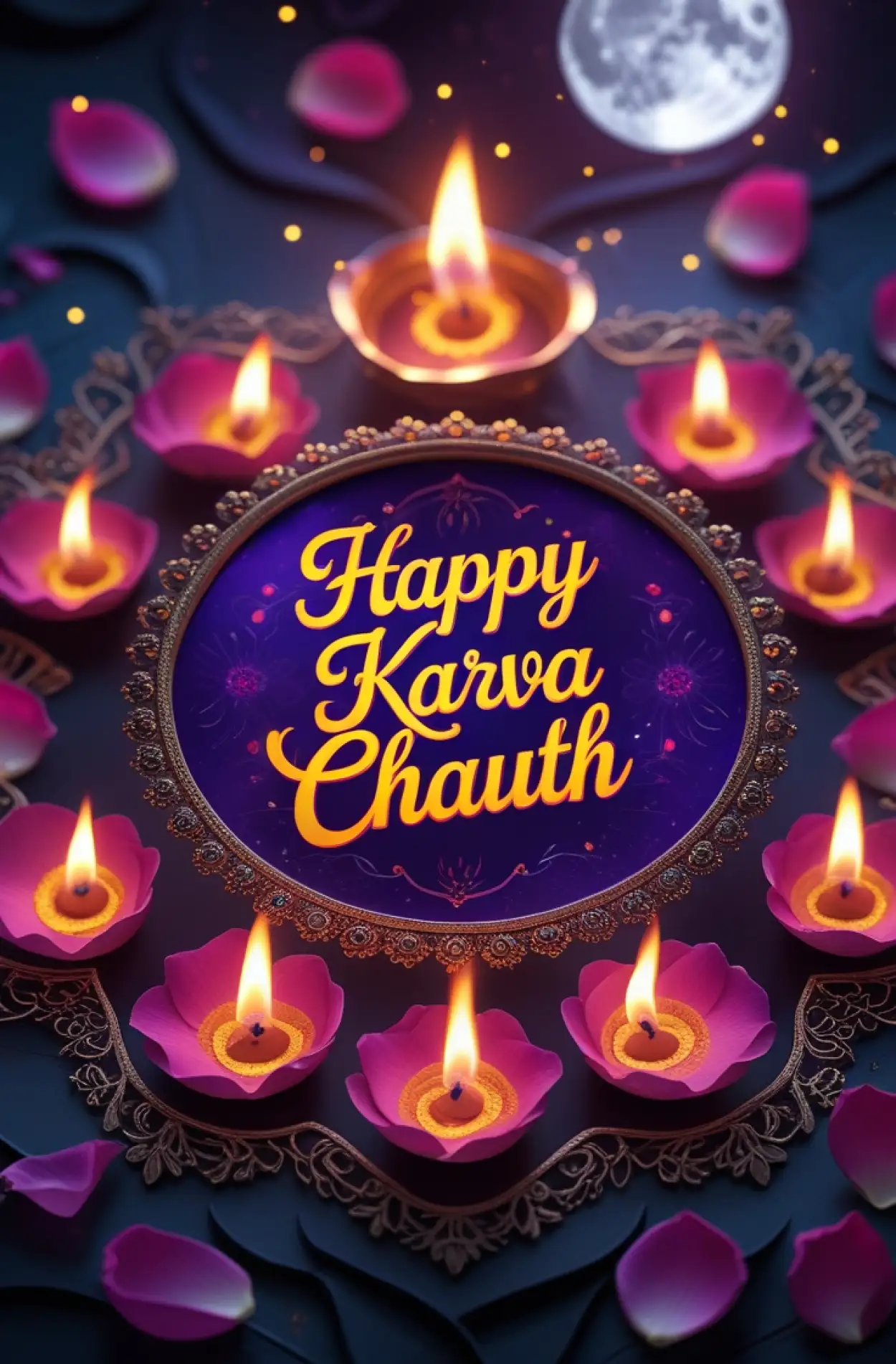 Free Download Happy Karva Chauth Story Design For Whatsapp - High Quality Happy Karva Chauth Background