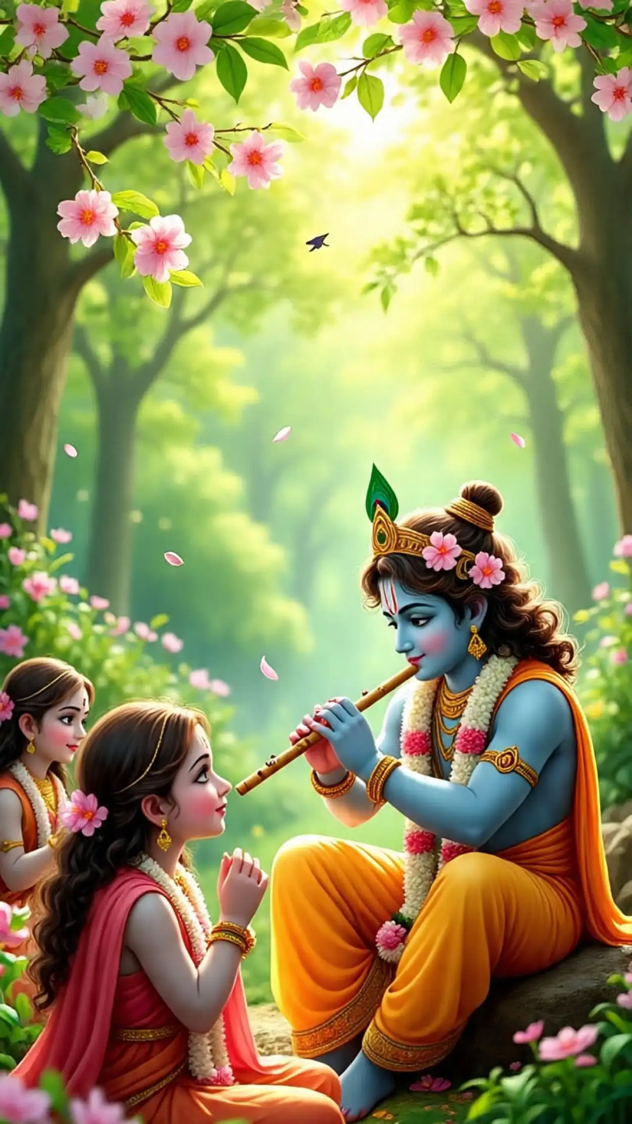 happy krishna janmashtami 2025 facebook story template