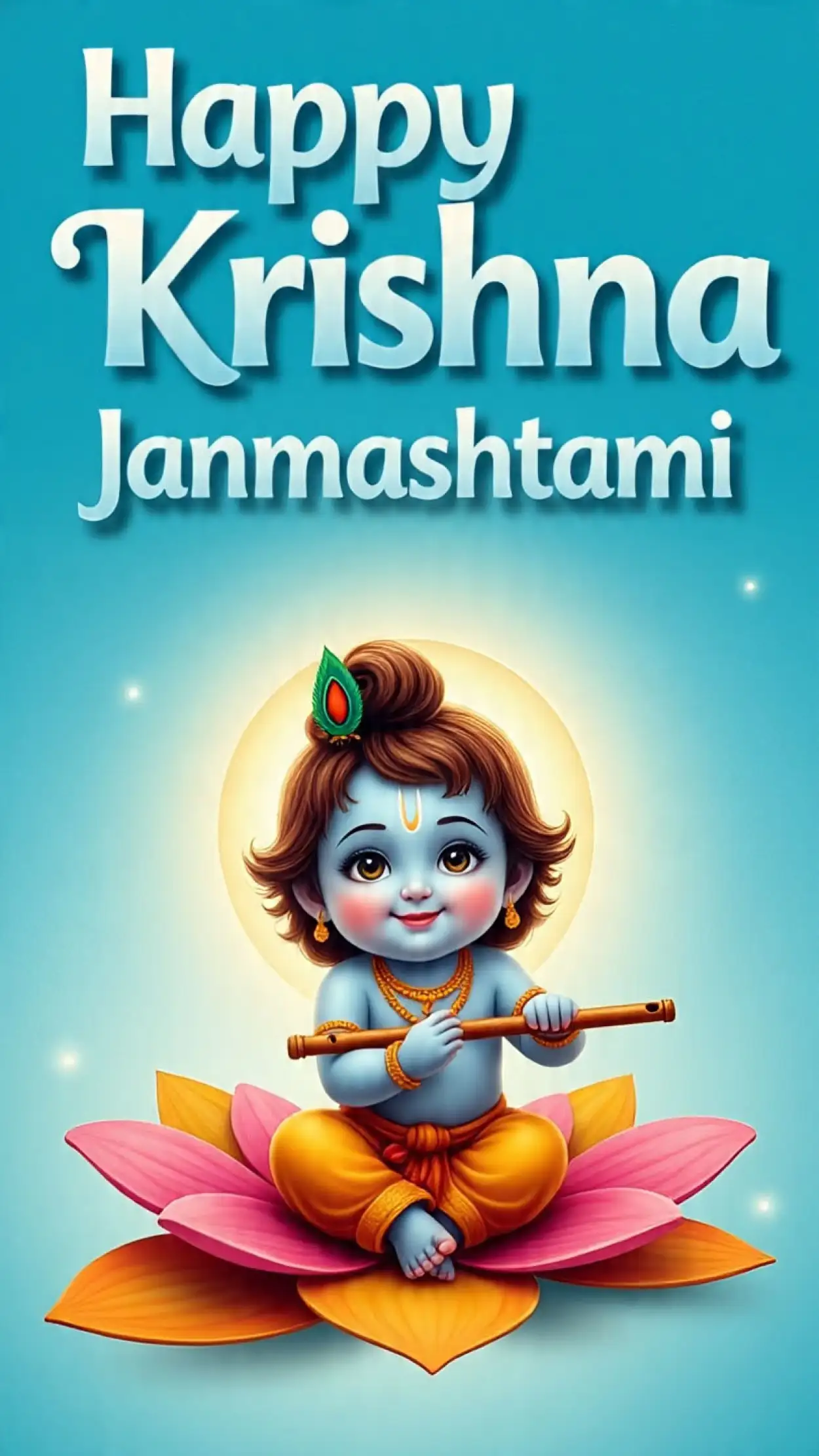 happy krishna janmashtami 2025 gif animation download