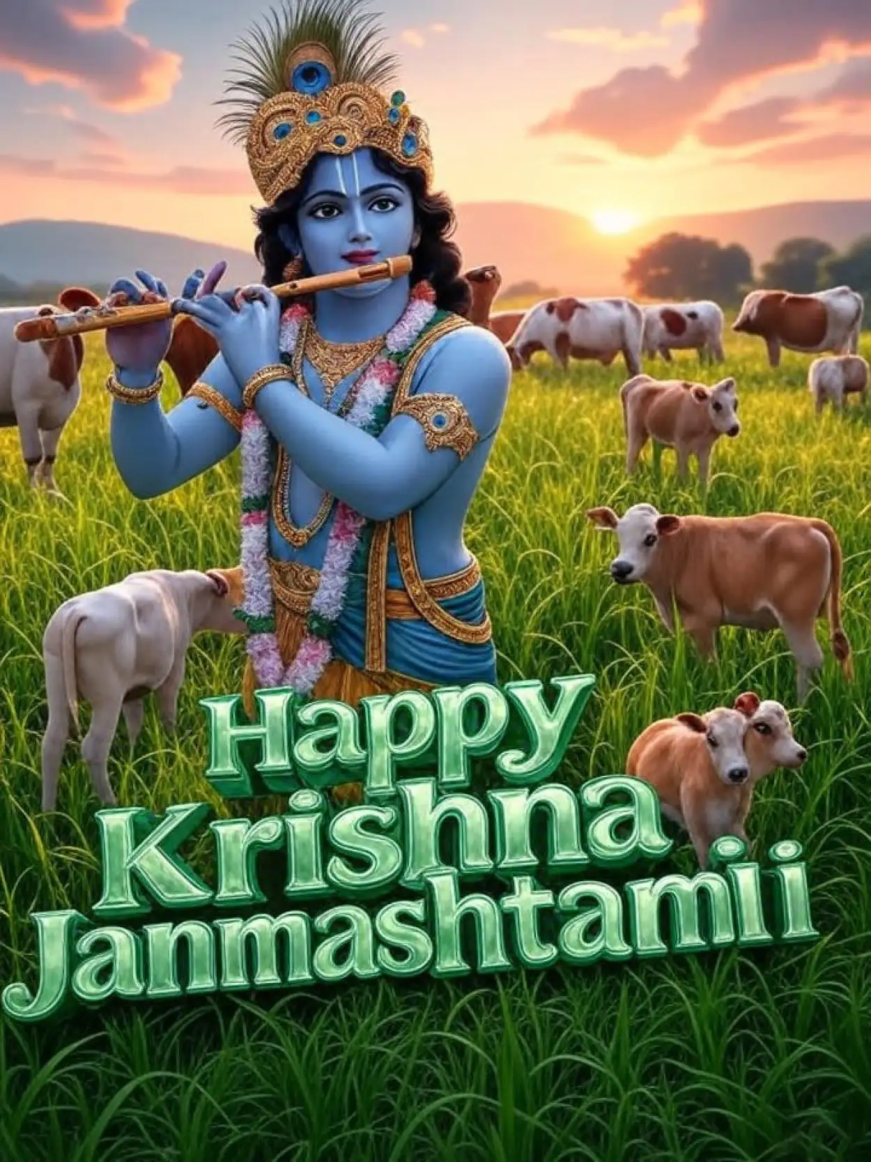 happy krishna janmashtami 2025 greetings in english