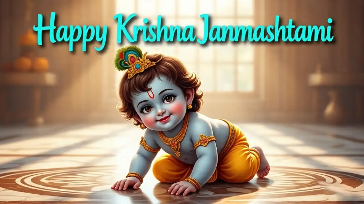 happy krishna janmashtami 2025 hd images in hindi