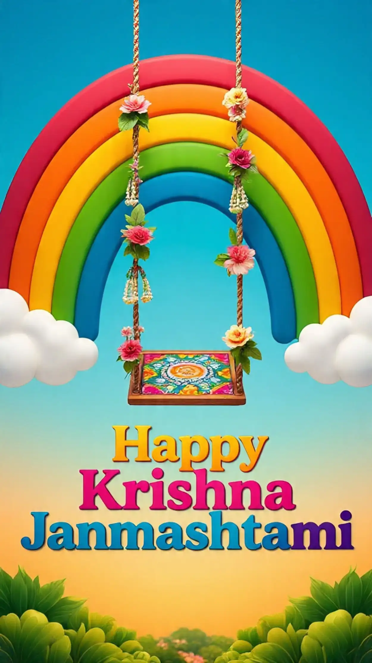 happy krishna janmashtami 2025 images with radha krishna