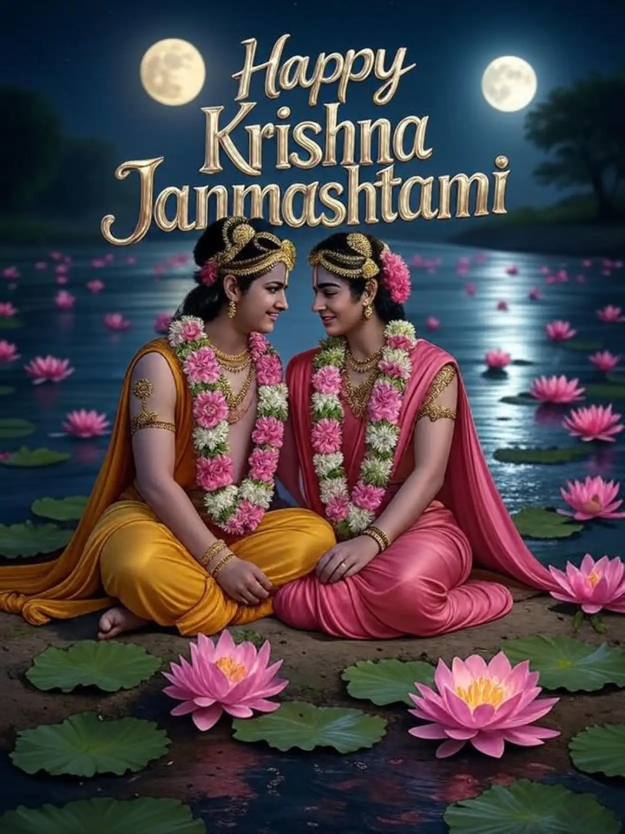 happy krishna janmashtami 2025 instagram captions