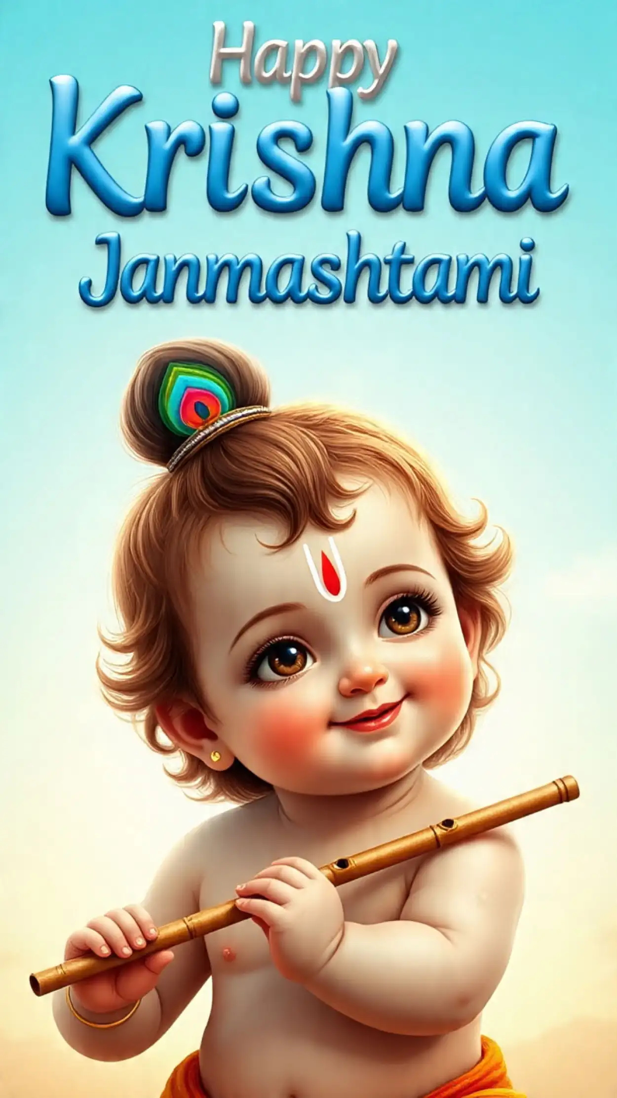 happy krishna janmashtami 2025 photo frame editing