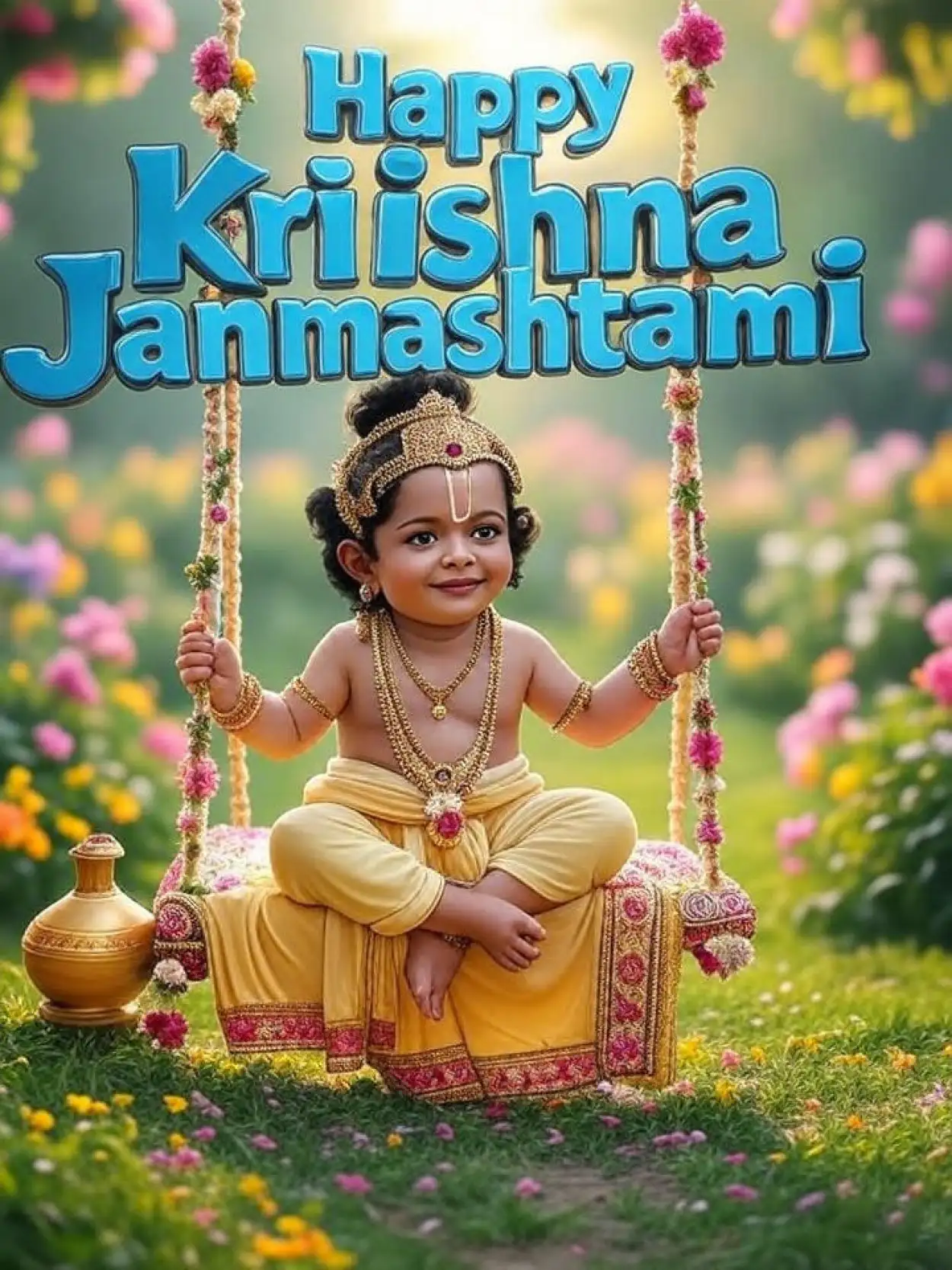 happy krishna janmashtami 2025 wishes in hindi