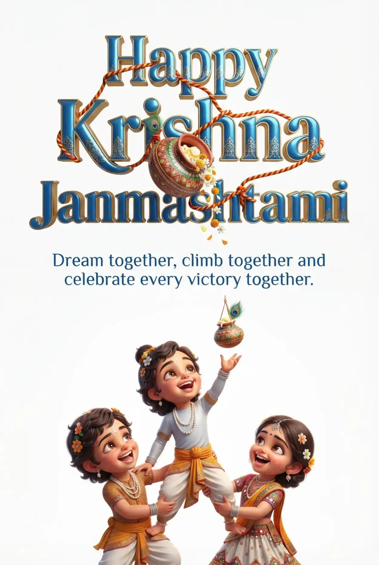 Free Download Happy Krishna Janmashtami 2026 Celebration Images - High Quality Happy Krishna Janmashtami 2026 Image