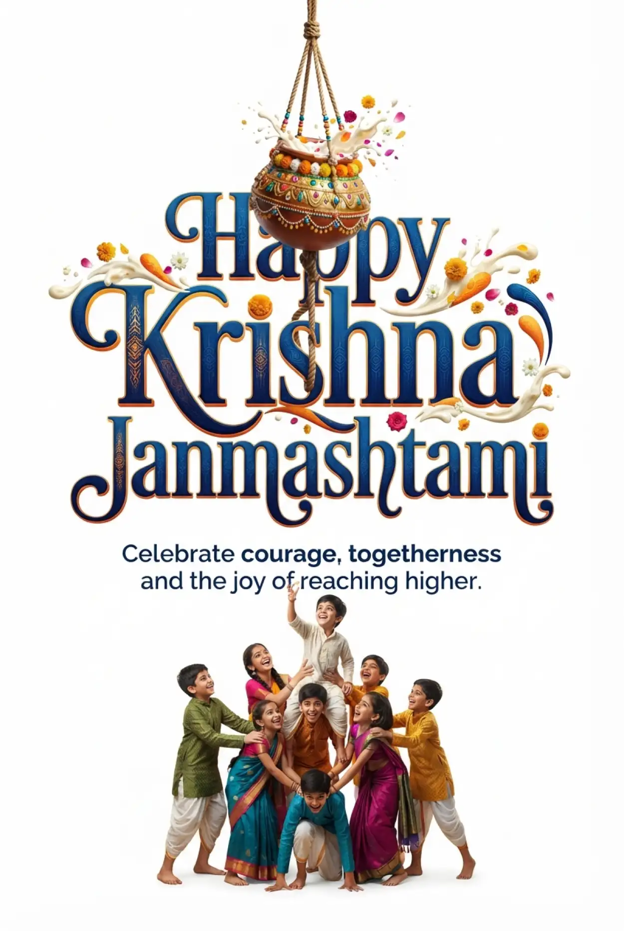 Free Download Happy Krishna Janmashtami 2026 Corporate Wishes - High Quality Happy Krishna Janmashtami 2026 Image