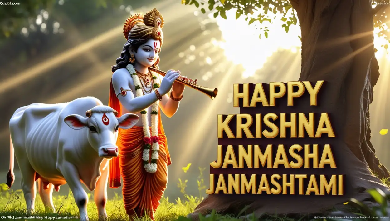Free Download Happy Krishna Janmashtami Baby Krishna Wallpaper - High Quality Happy Krishna Janmashtami Background