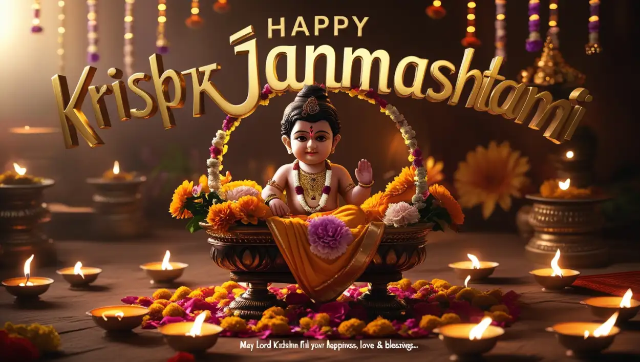 Free Download Happy Krishna Janmashtami Facebook Post Ideas - High Quality Happy Krishna Janmashtami Background