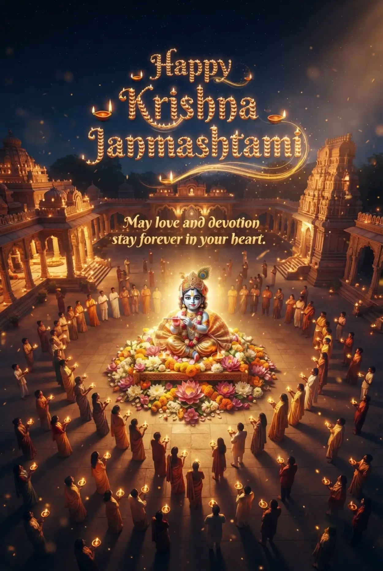 Free Download Happy Krishna Janmashtami Greetings And Messages - High Quality Happy Krishna Janmashtami Greetings Image