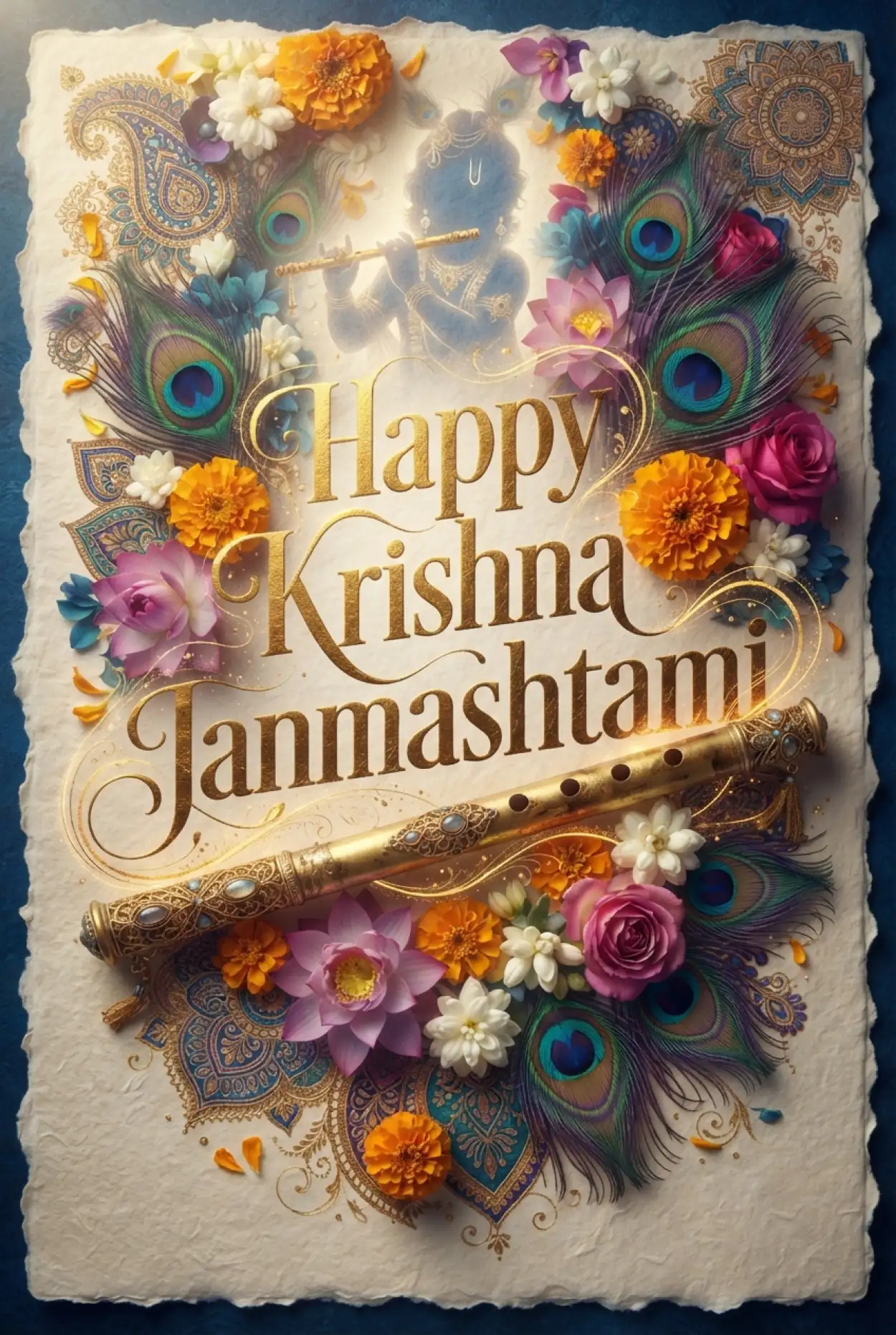Free Download Happy Krishna Janmashtami Greetings Cards - High Quality Happy Krishna Janmashtami Greetings Image