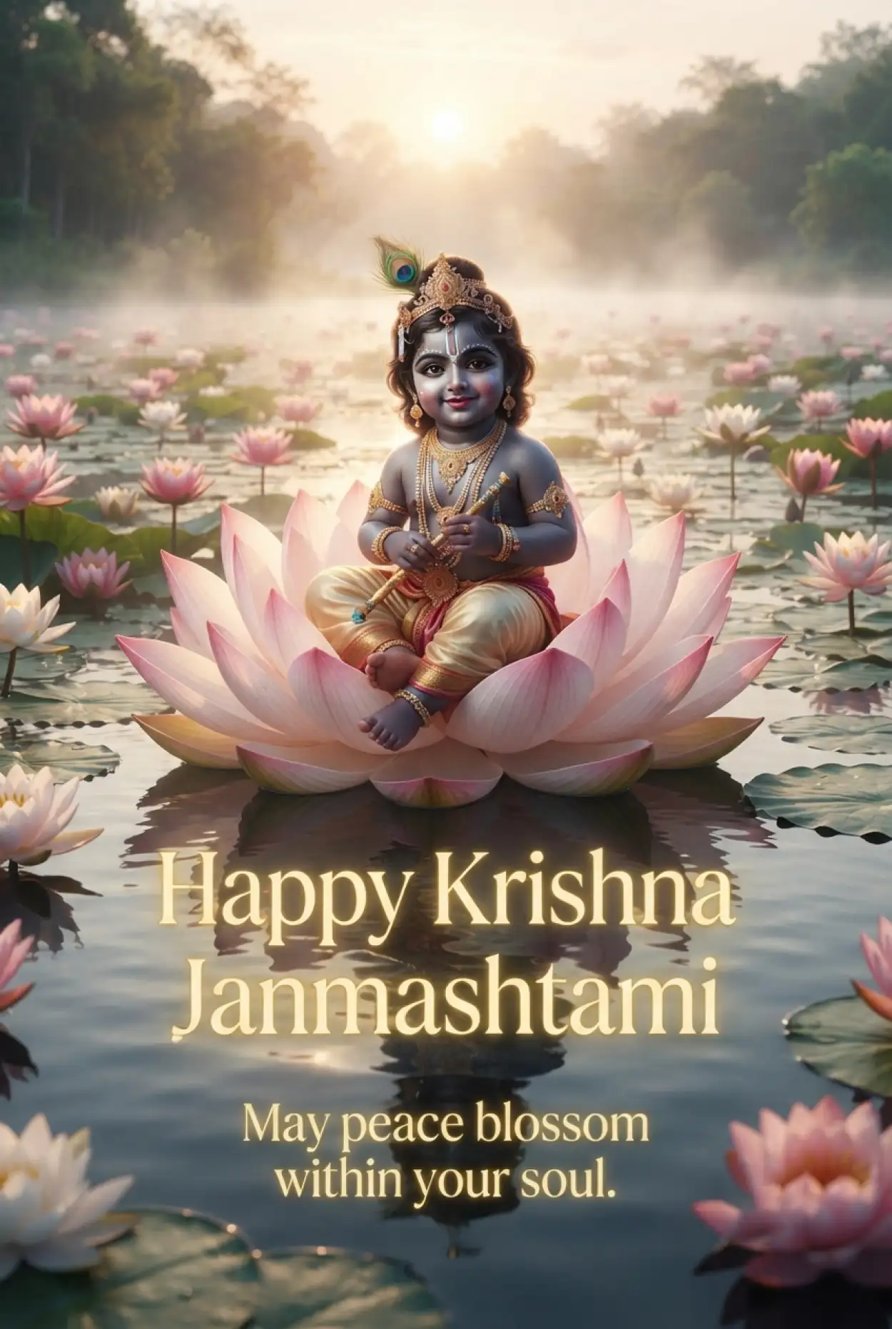 Free Download Happy Krishna Janmashtami Greetings For Colleagues - High Quality Happy Krishna Janmashtami Greetings Image
