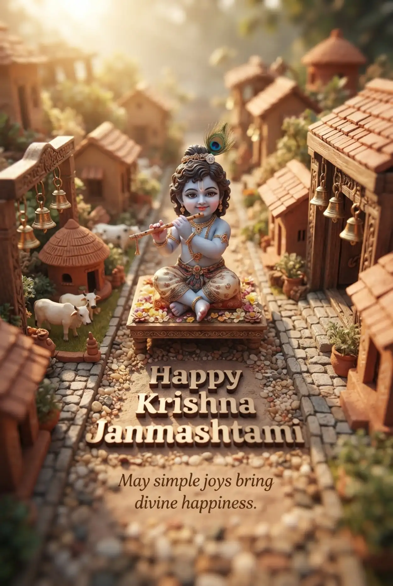 Free Download Happy Krishna Janmashtami Greetings For Instagram 2 - High Quality Happy Krishna Janmashtami Greetings Image