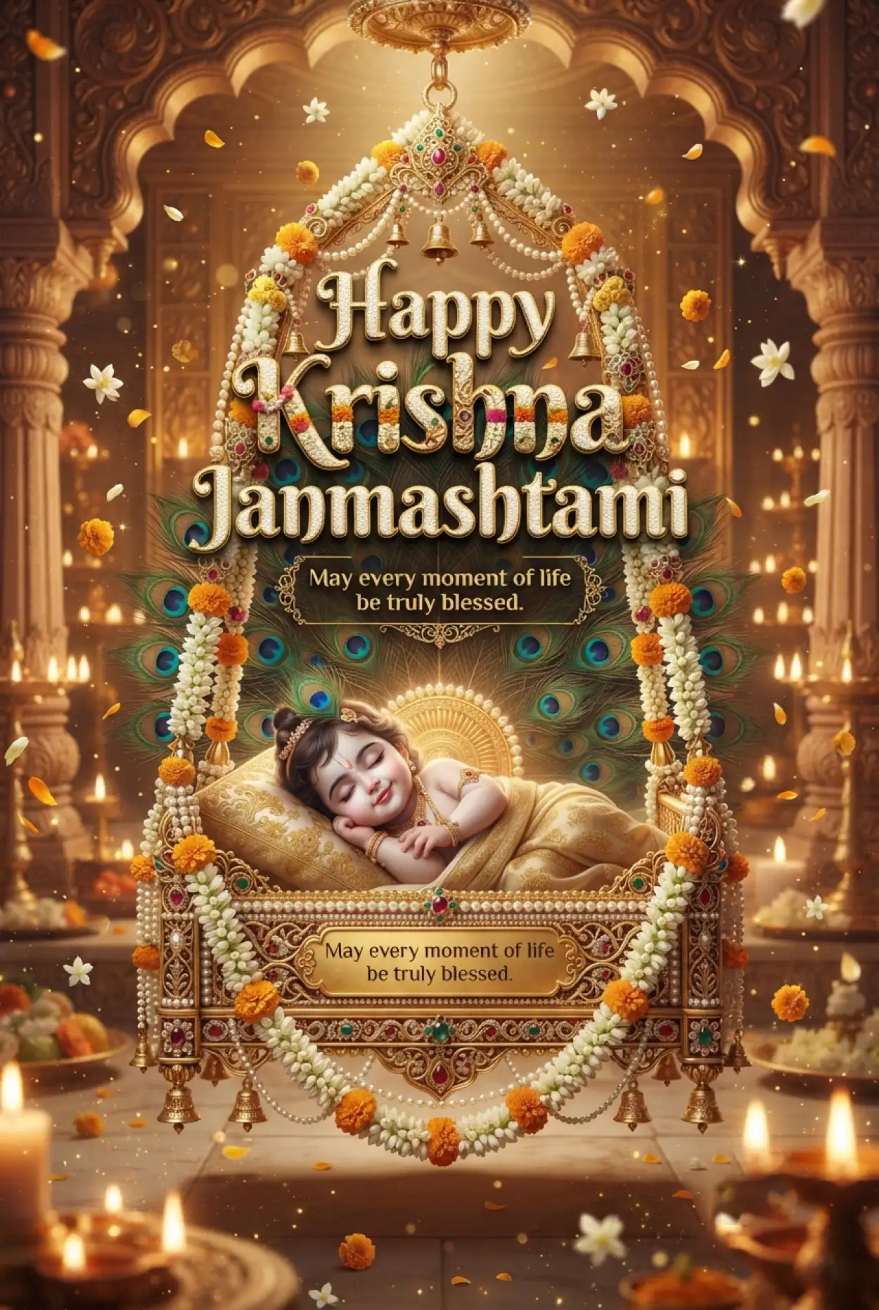 Free Download Happy Krishna Janmashtami Greetings Images - High Quality Happy Krishna Janmashtami Greetings Image