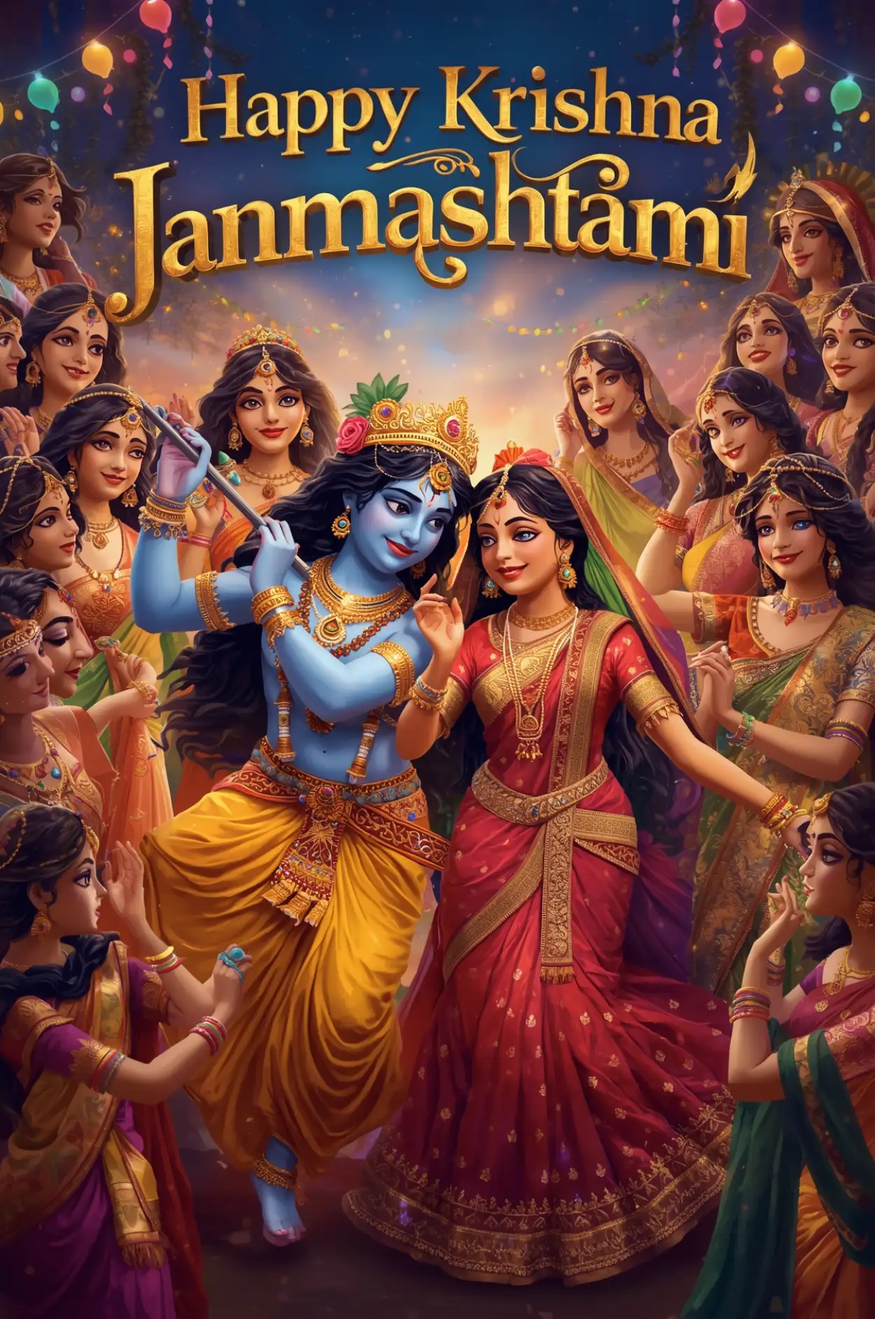 Free Download Happy Krishna Janmashtami Krishna Bhakti Wallpaper - High Quality Happy Krishna Janmashtami Background