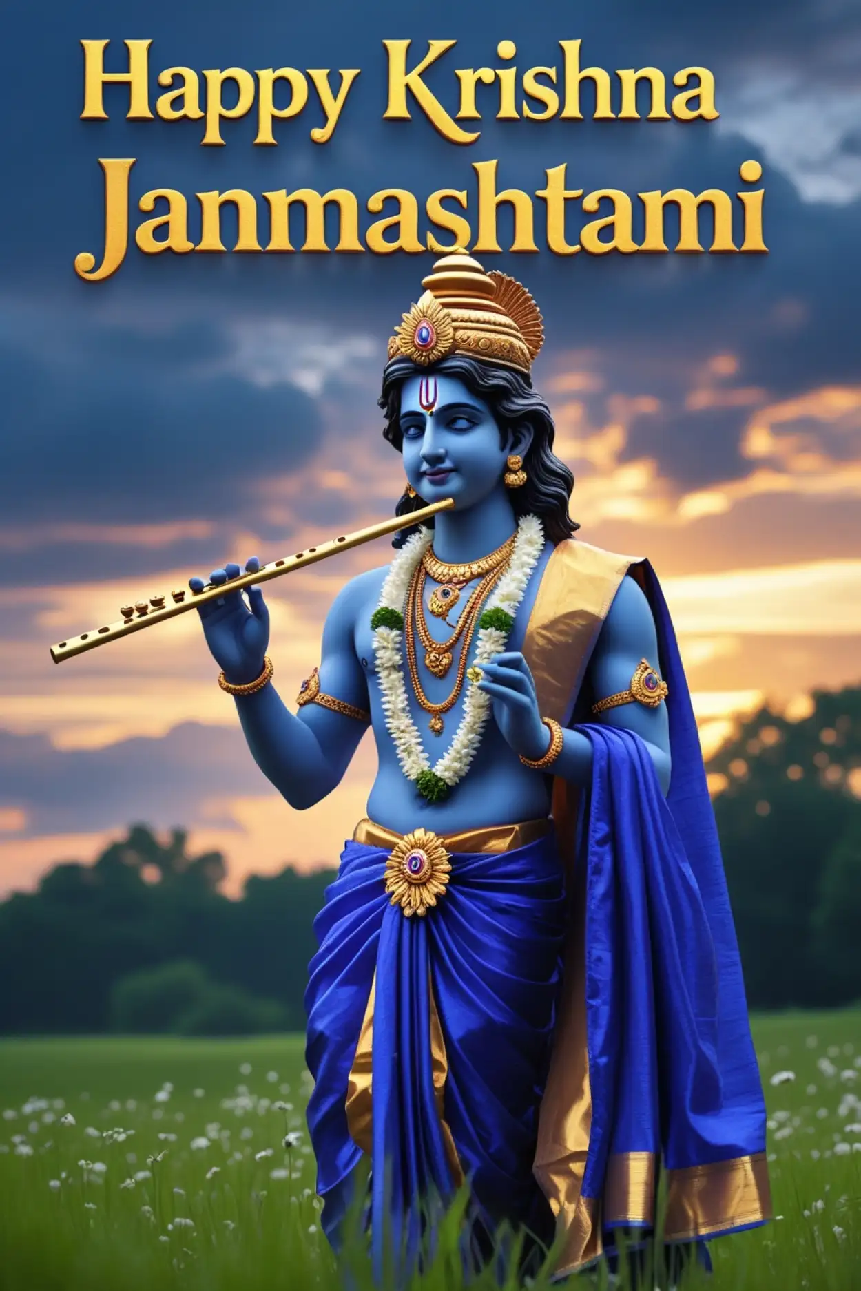 Free Download Happy Krishna Janmashtami SMS In Hindi - High Quality Happy Krishna Janmashtami Background