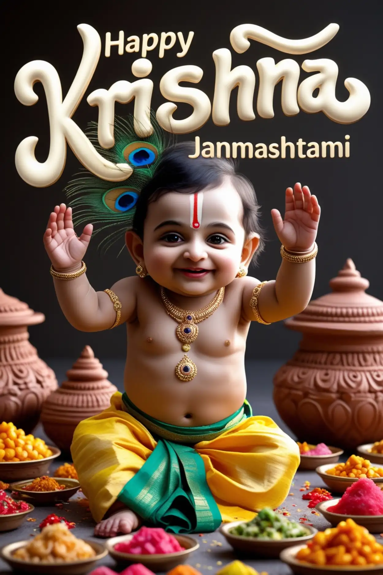 Free Download Happy Krishna Janmashtami Special Sweet Recipes - High Quality Happy Krishna Janmashtami Background