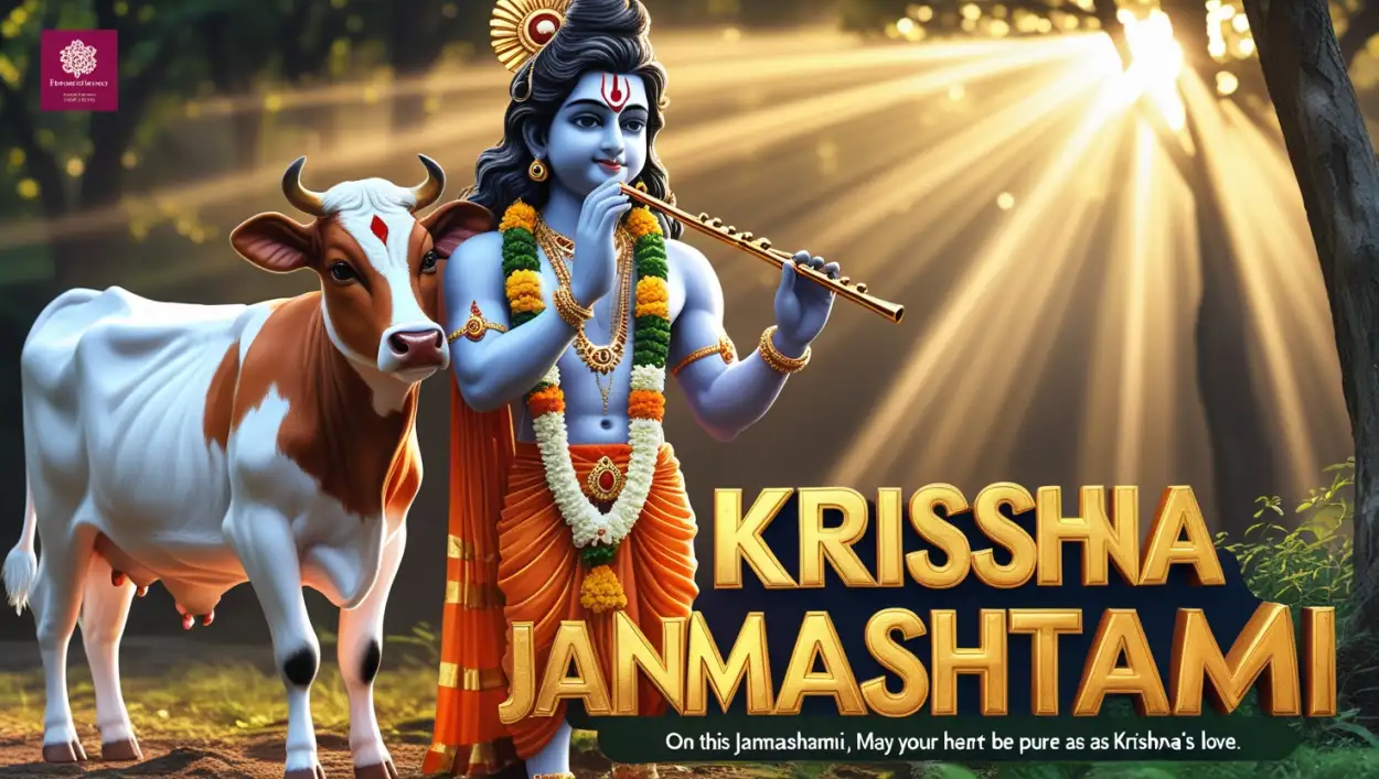 Free Download Happy Krishna Janmashtami Status For WhatsApp - High Quality Happy Krishna Janmashtami Background