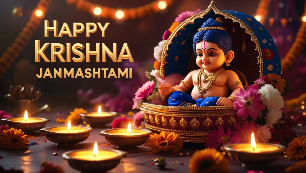 Free Download Happy Krishna Janmashtami Temple Decoration Ideas - High Quality Happy Krishna Janmashtami Background