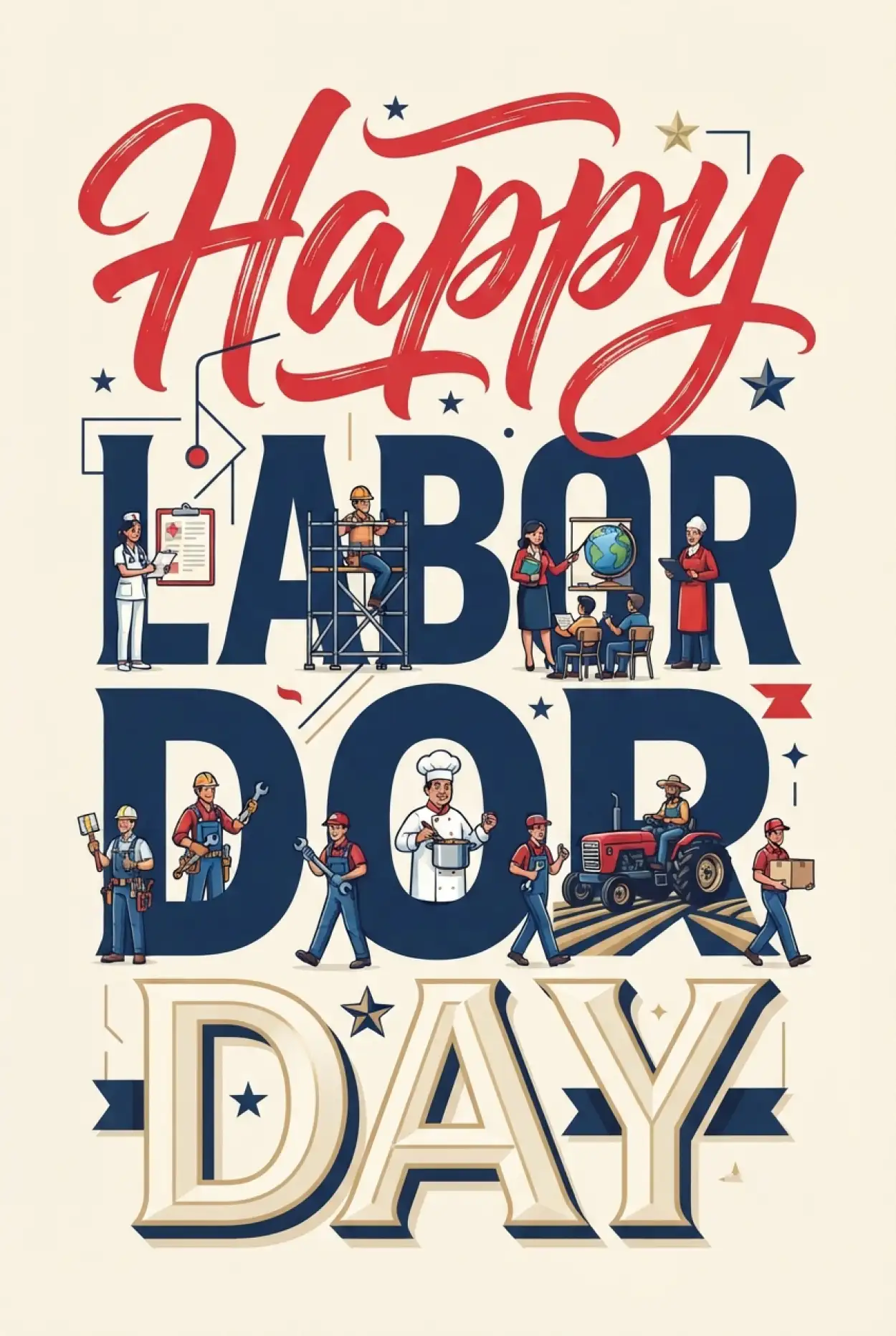 Free Download Happy Labor Day Usa 2026 Red White And Blue Social Media Images - High Quality Happy Labor Day USA 2026 Image