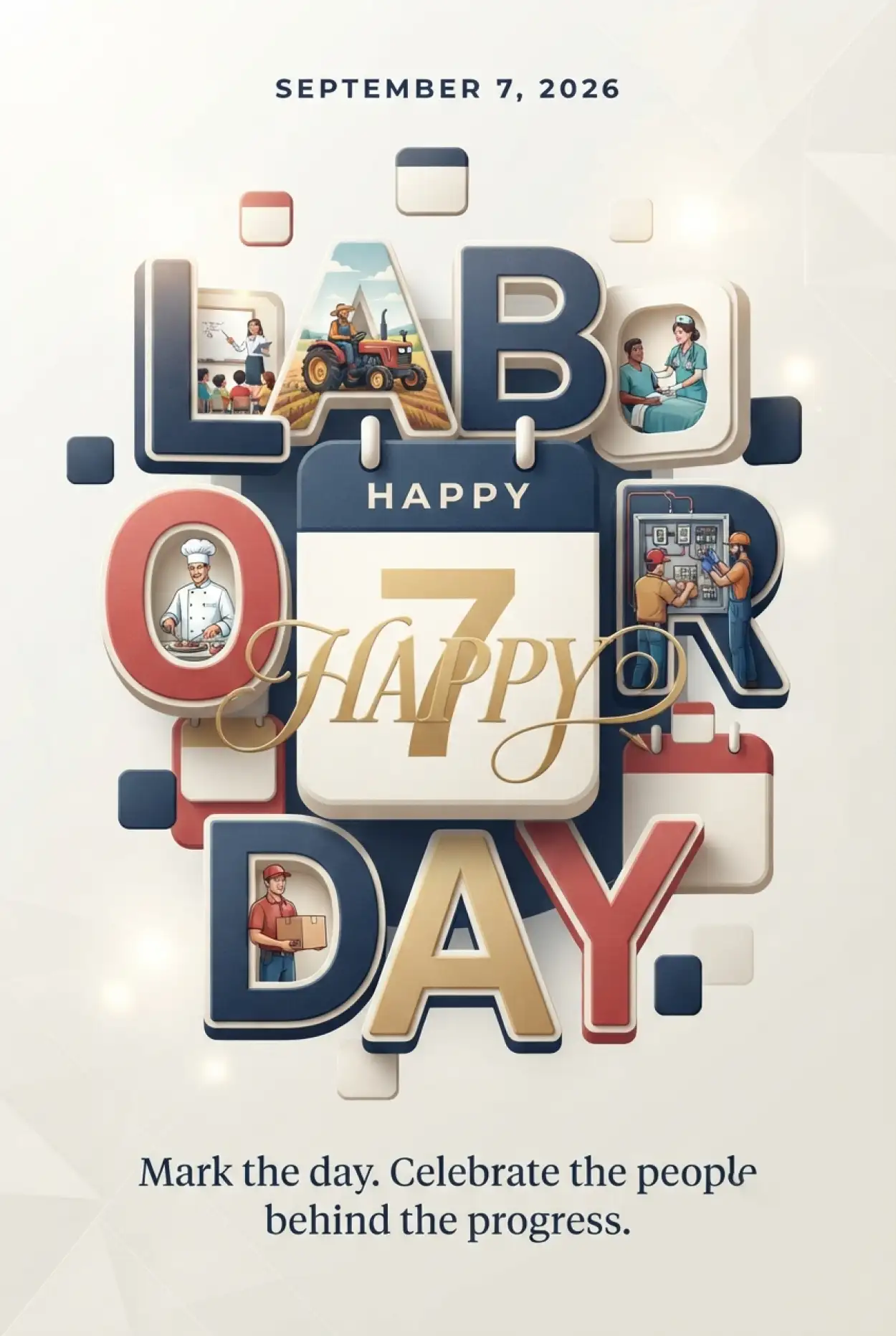 Free Download Happy Labor Day Usa 2026 Typography Png - High Quality Happy Labor Day USA 2026 Transparent PNG