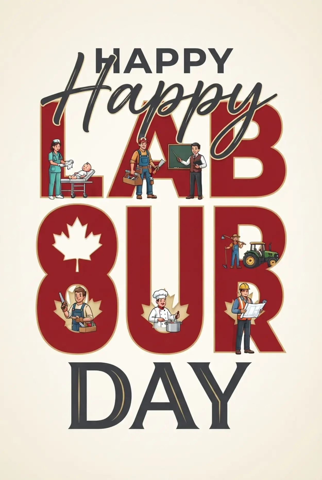 Free Download Happy Labour Day Canada 2026 Facebook Greeting Images 2 - High Quality Happy Labour Day Canada 2026 Image
